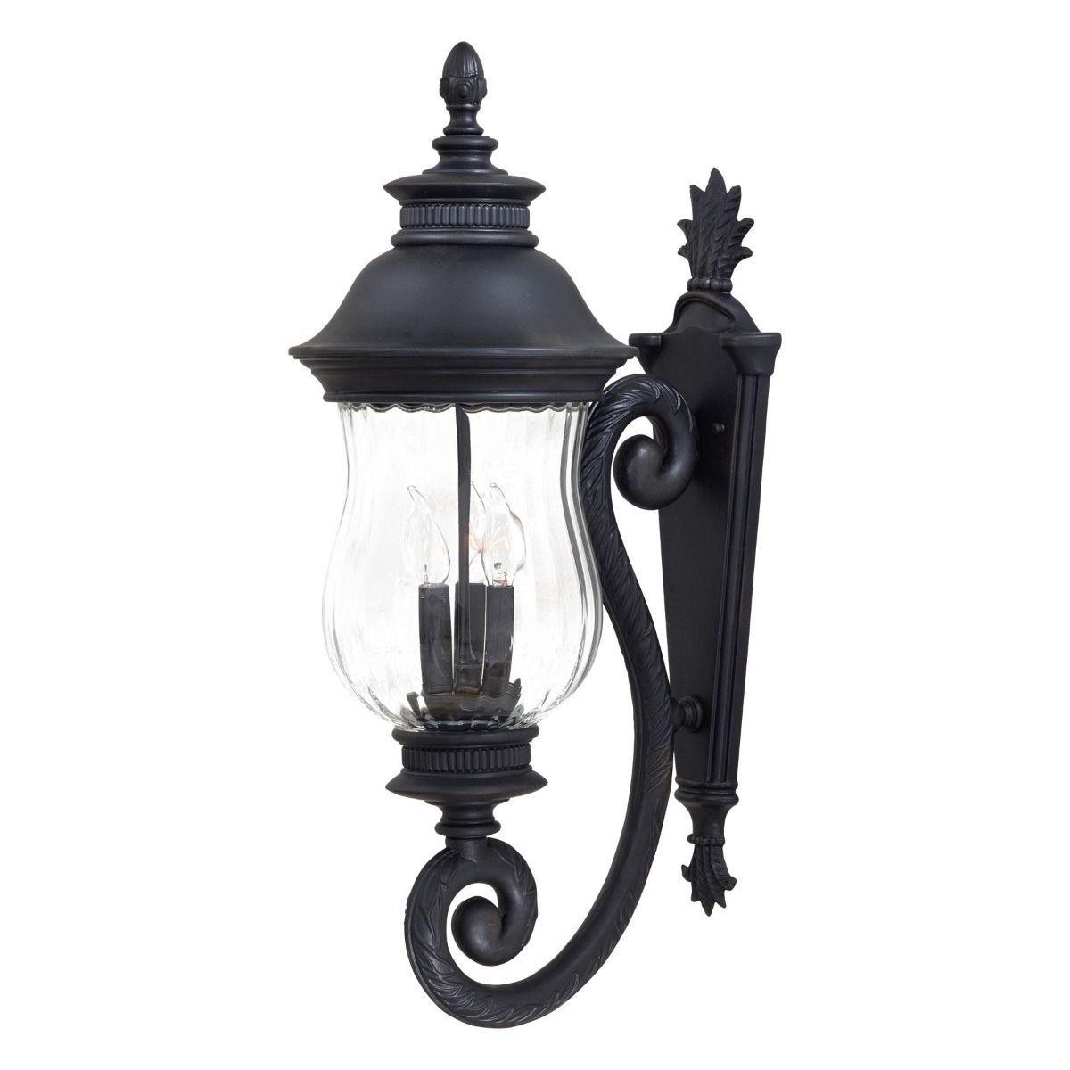 Newport 28 in. Outdoor Wall Lantern Heritage Finish - Bees Lighting