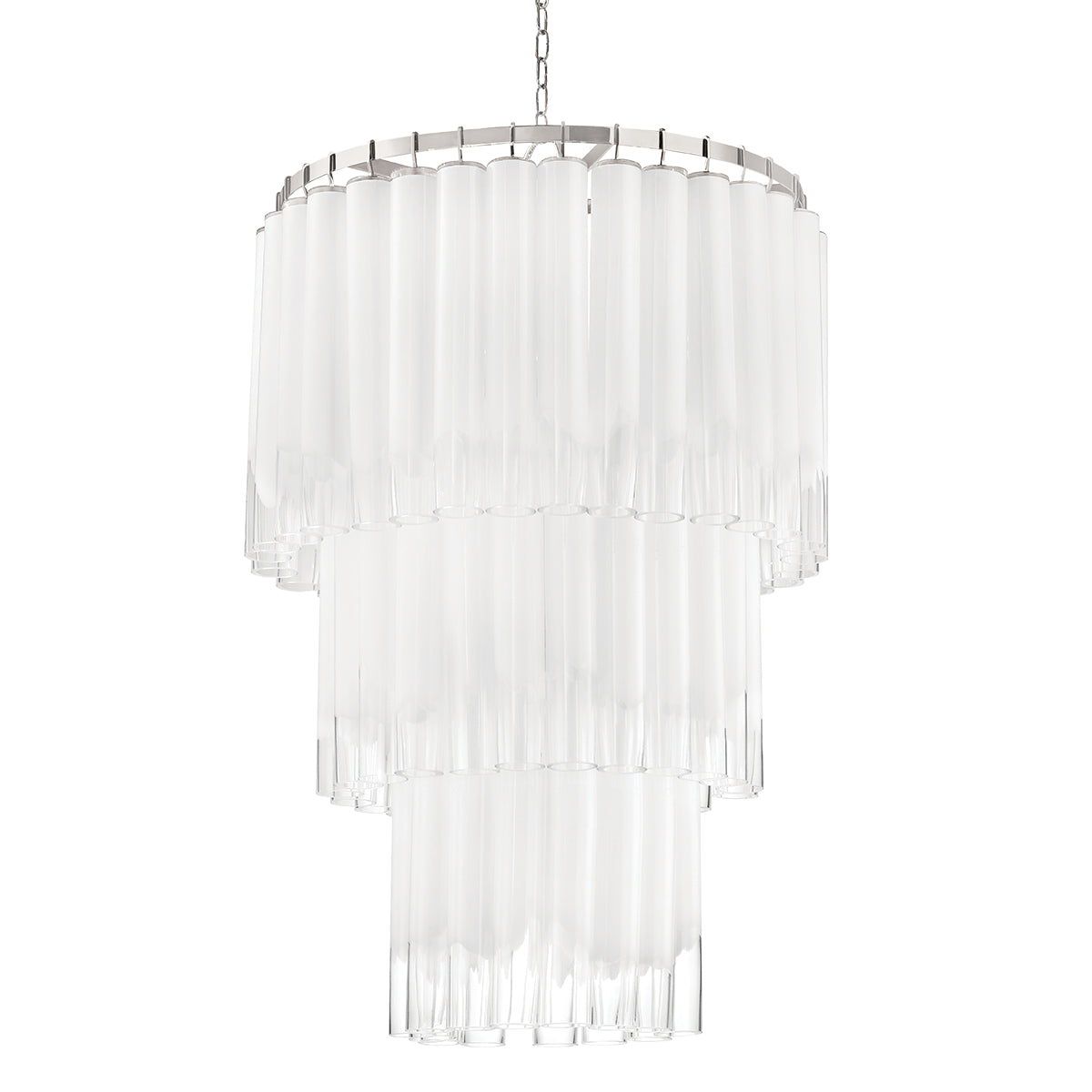 Tyrell 49" 16 Lights Chandelier Polished Nickel Finish