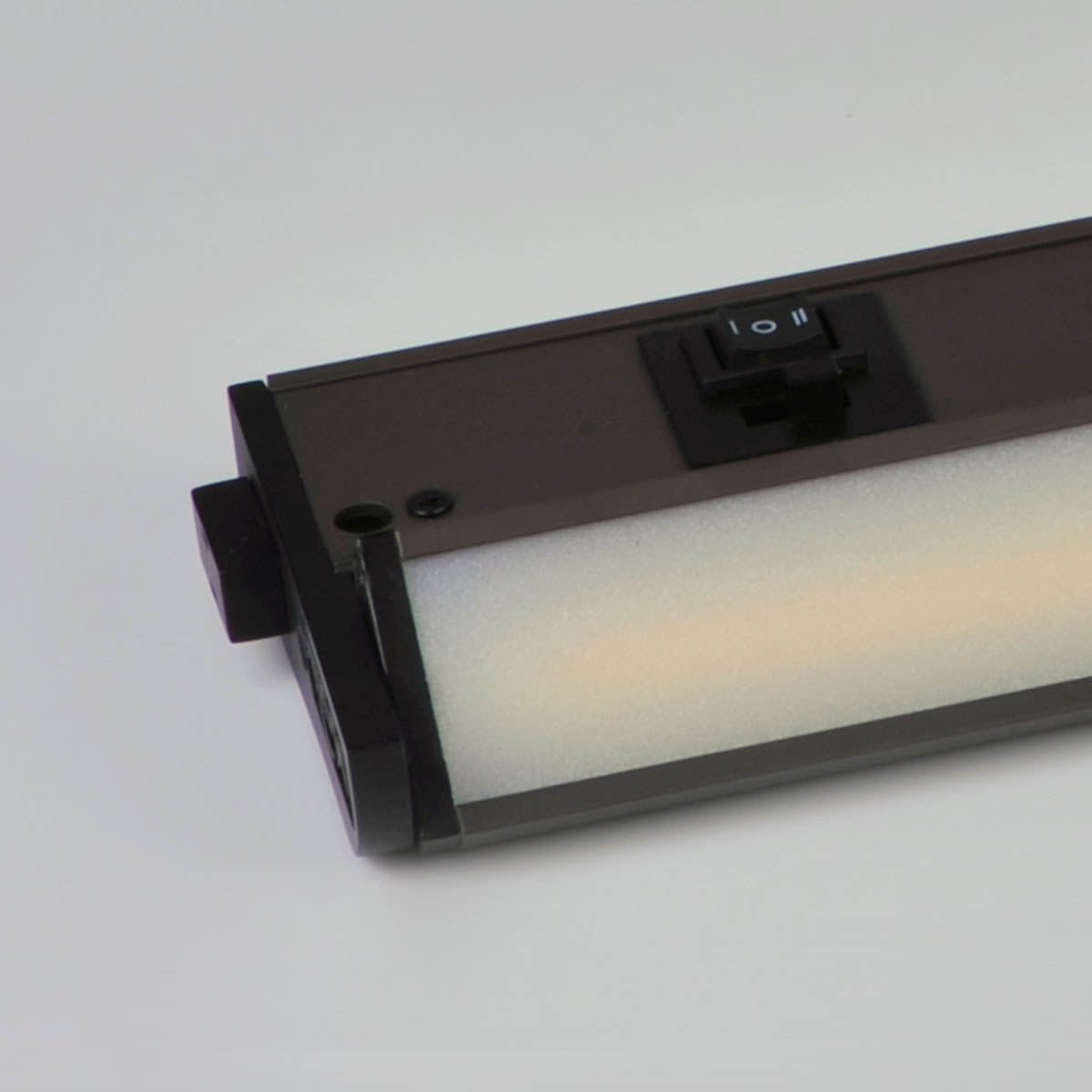 CounterMax 5K 12 Inch LED Under Cabinet Light, 2700K to 5000K, 720 Lumens, 120V, Nickel - Bees Lighting