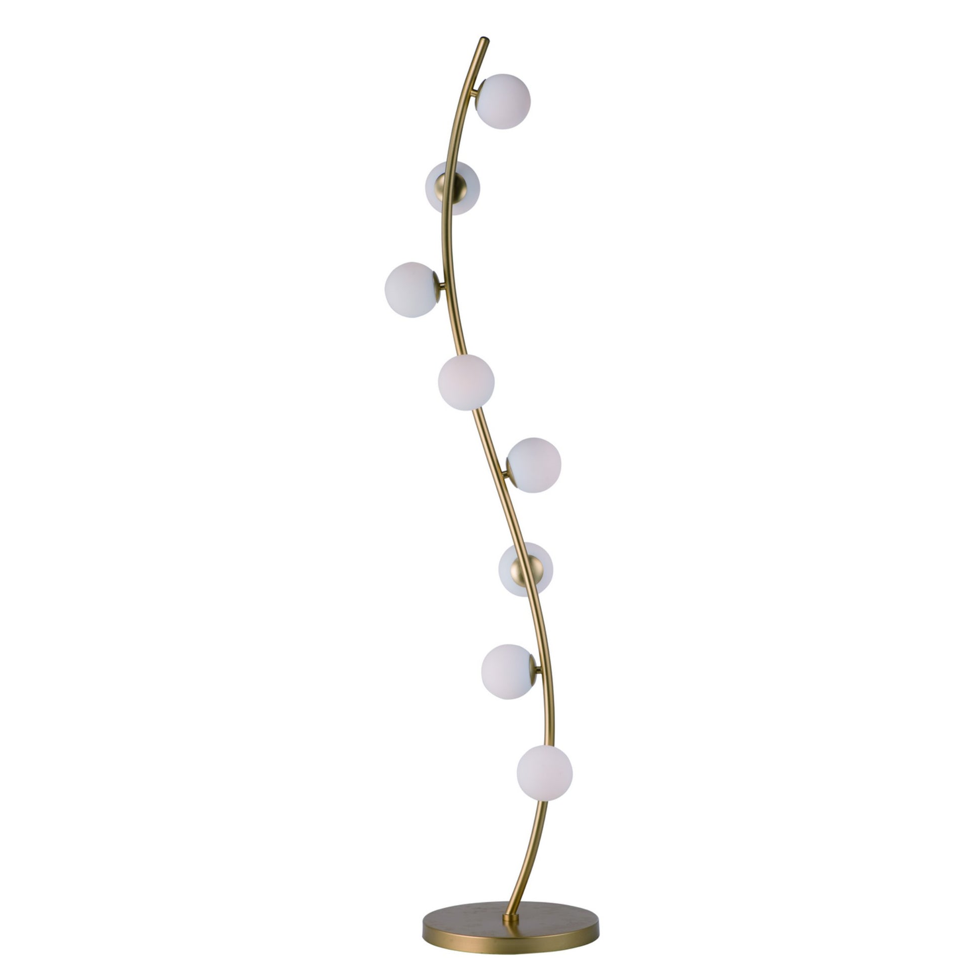 Rover LED Floor Lamp, Metallic Gold Finish - Bees Lighting