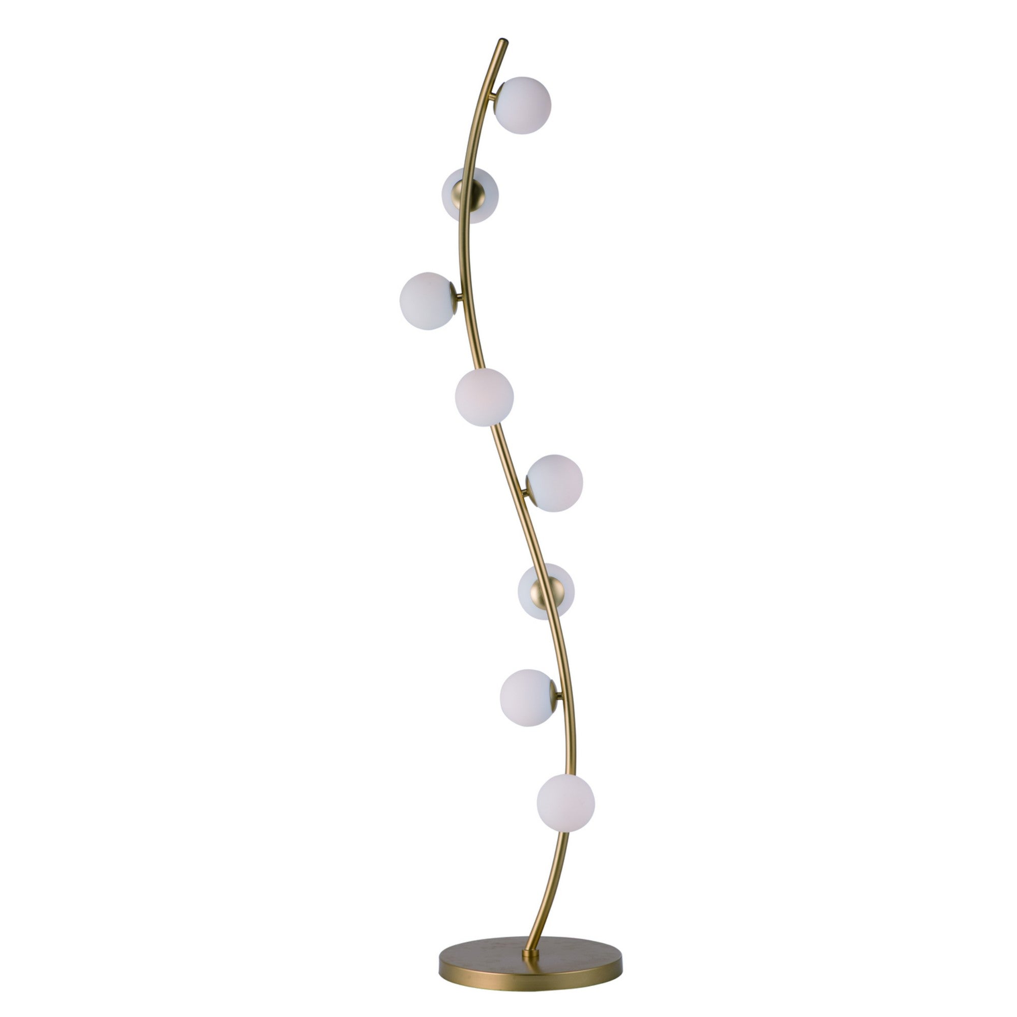 Rover LED Floor Lamp, Metallic Gold Finish - Bees Lighting