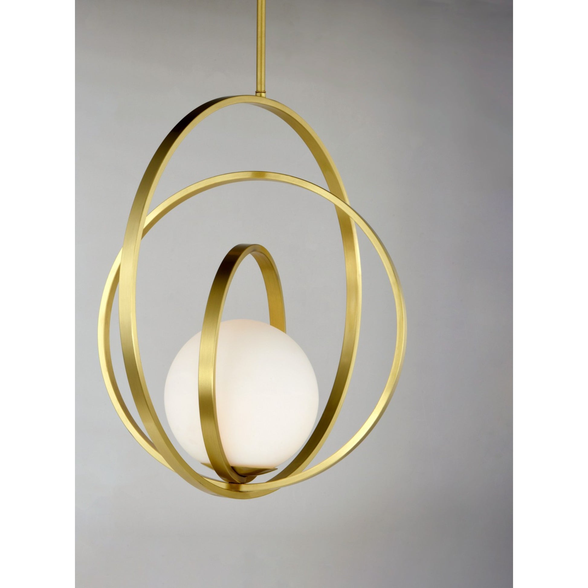 Coronet 18" Pendant, Satin Brass Finish - Bees Lighting