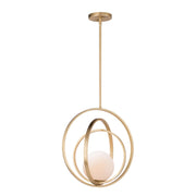 Coronet 18" Pendant, Satin Brass Finish - Bees Lighting