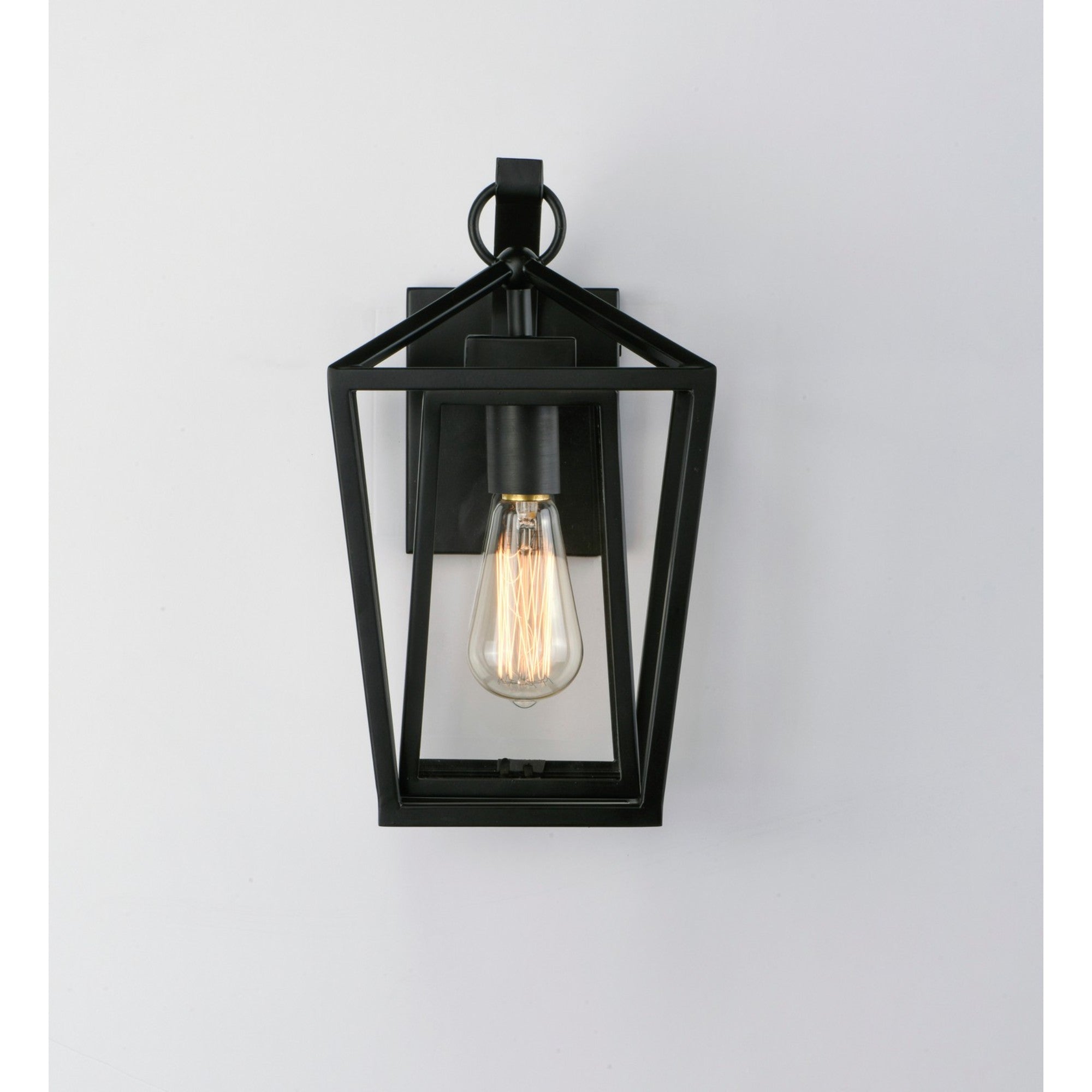 Artisan 16" Outdoor Wall Lantern, Black Finish - Bees Lighting