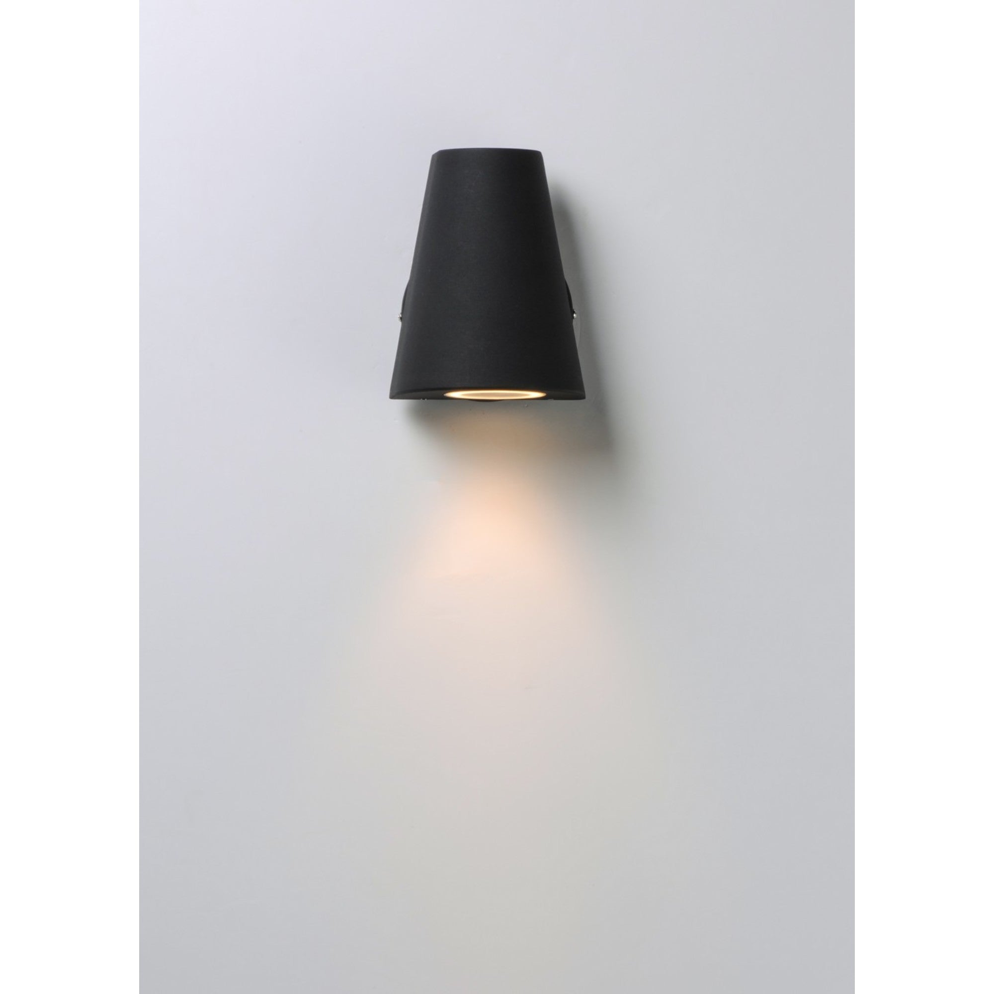 Mini 6" LED Outdoor Wall Sconce, Black Finish - Bees Lighting