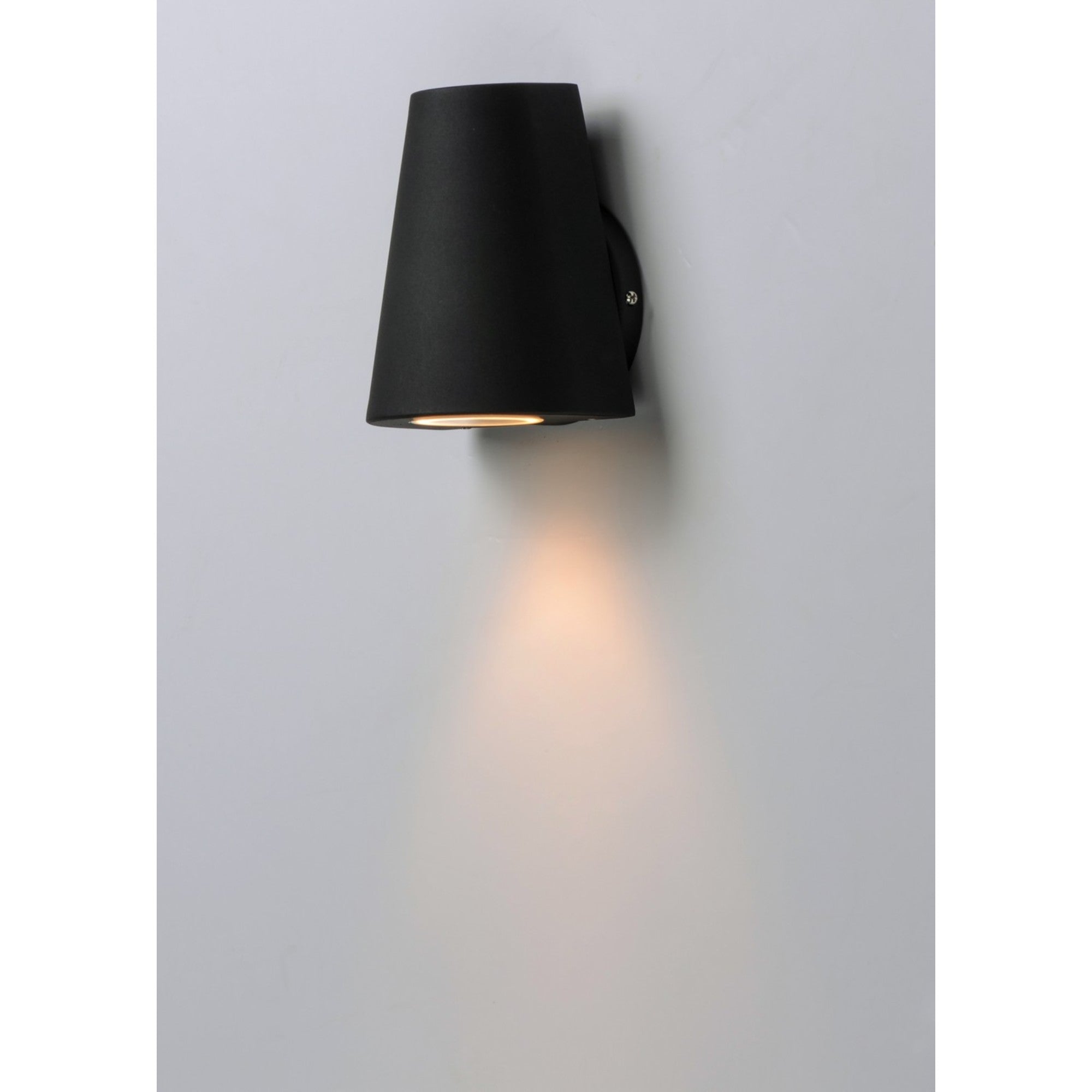 Mini 6" LED Outdoor Wall Sconce, Black Finish - Bees Lighting