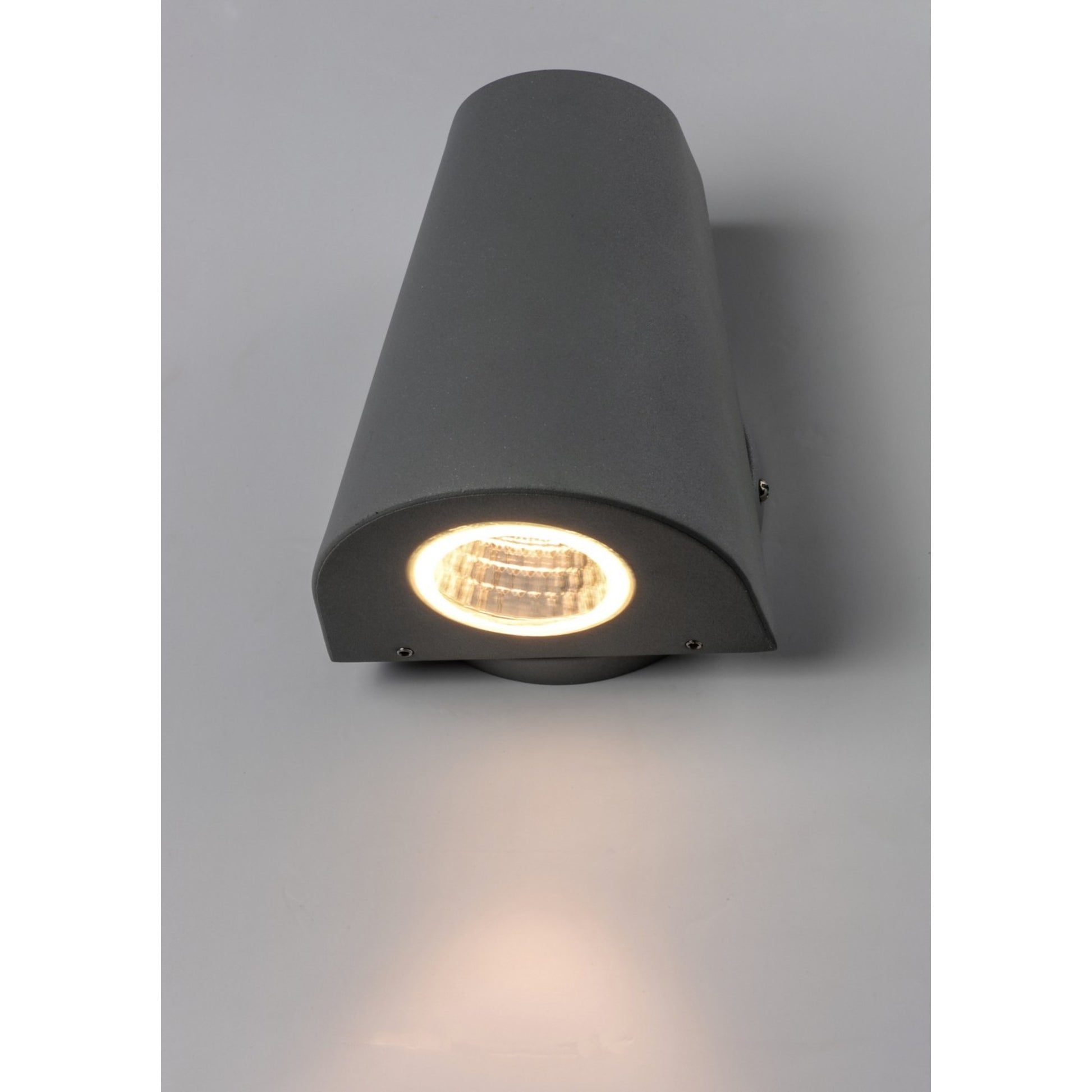Mini 6" LED Outdoor Wall Sconce, Silver Finish - Bees Lighting