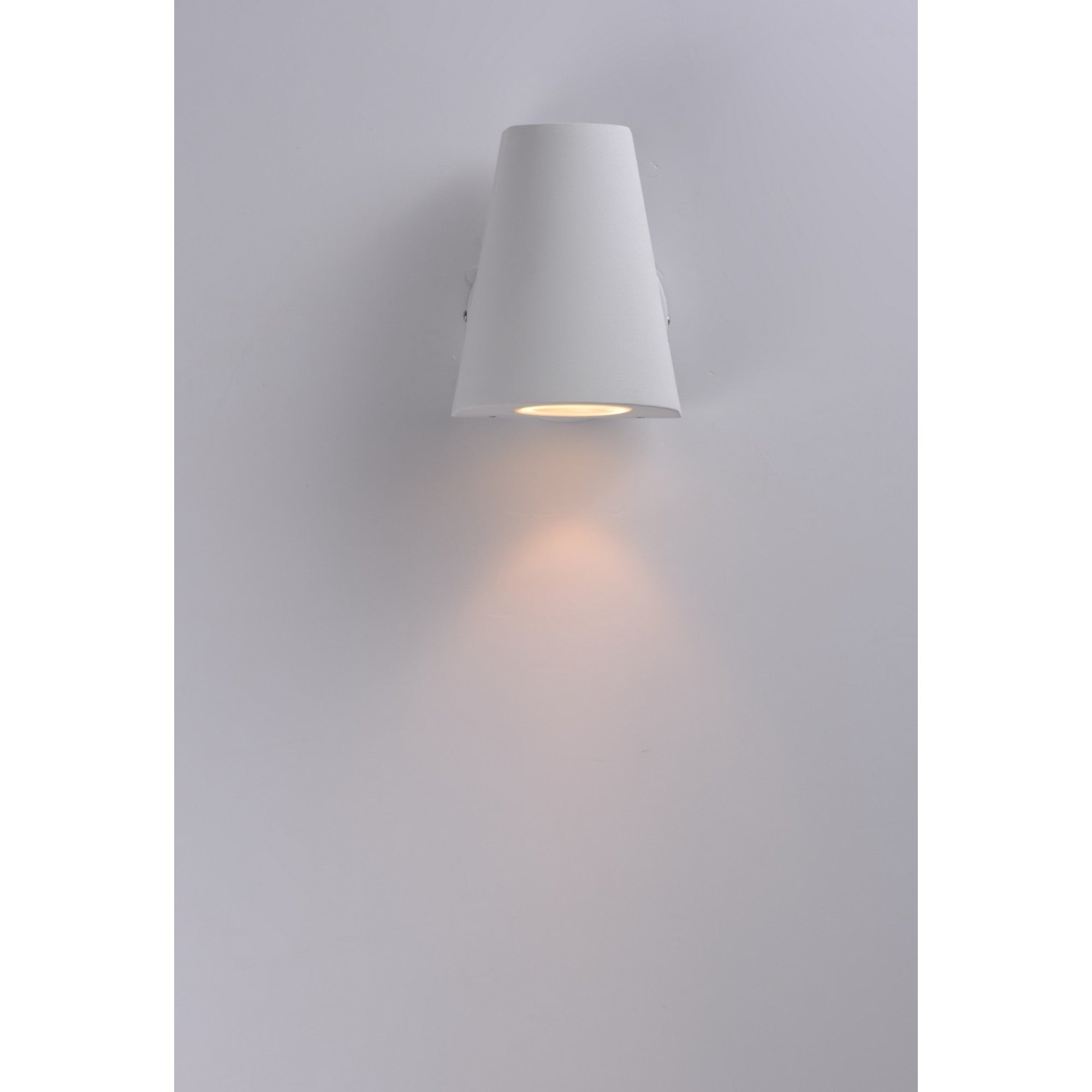 Mini 6" LED Outdoor Wall Sconce, White Finish - Bees Lighting