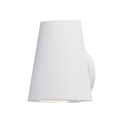 Mini 6" LED Outdoor Wall Sconce, White Finish - Bees Lighting