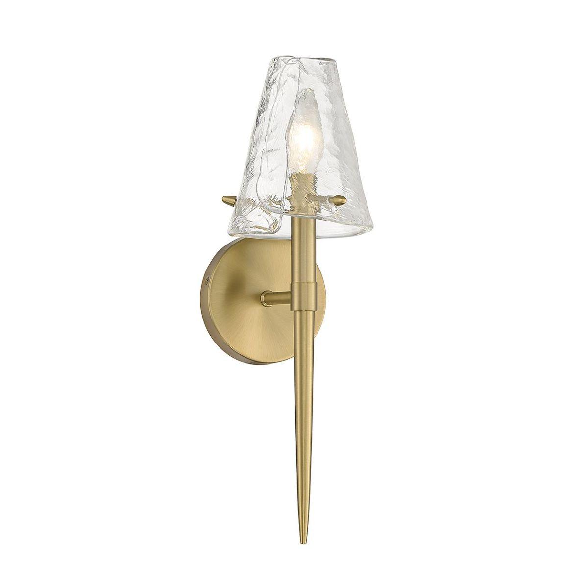 Shellbourne 17 in. Armed Sconce Brass Finish