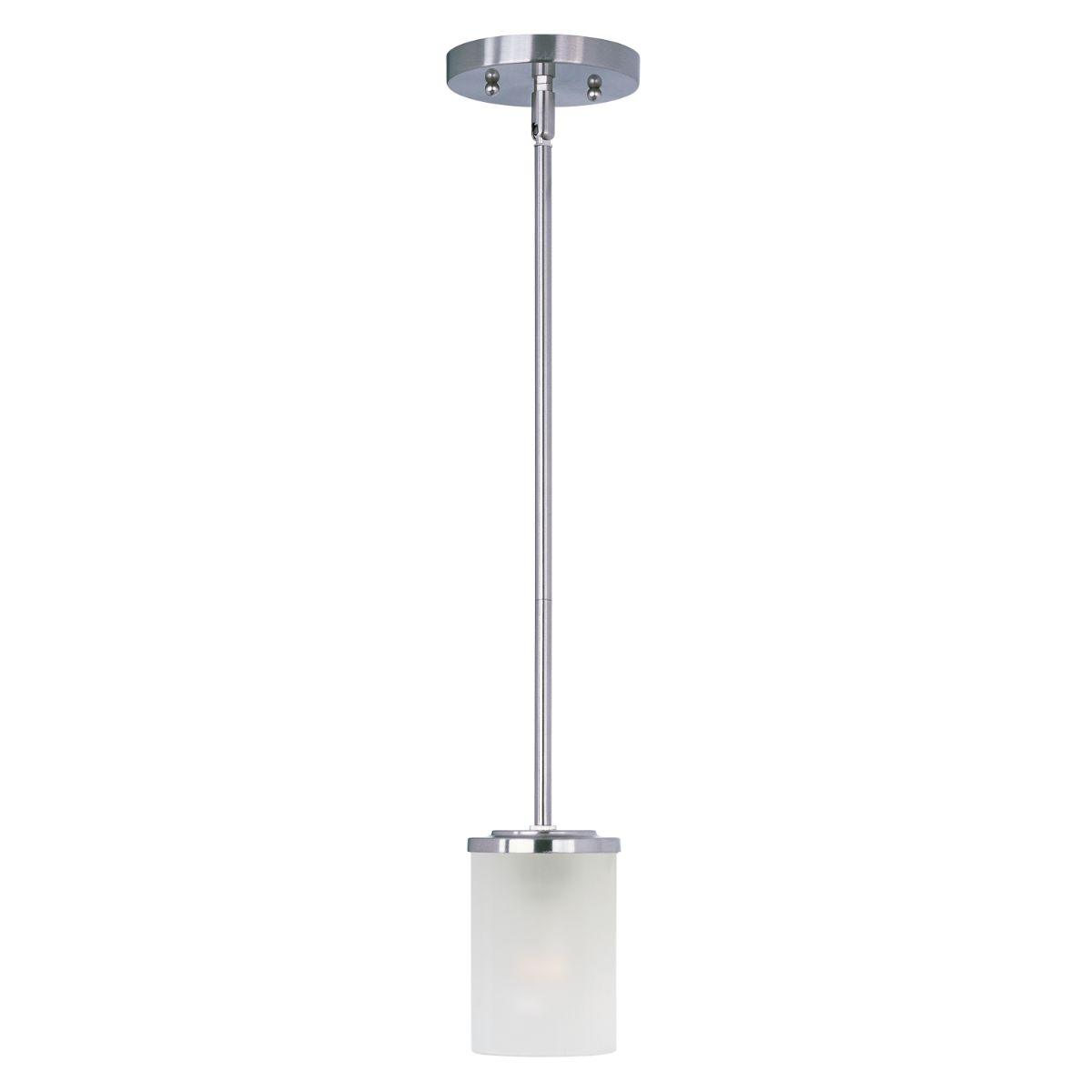 Corona 5 in. Mini Pendant Light with Frosted Glass
