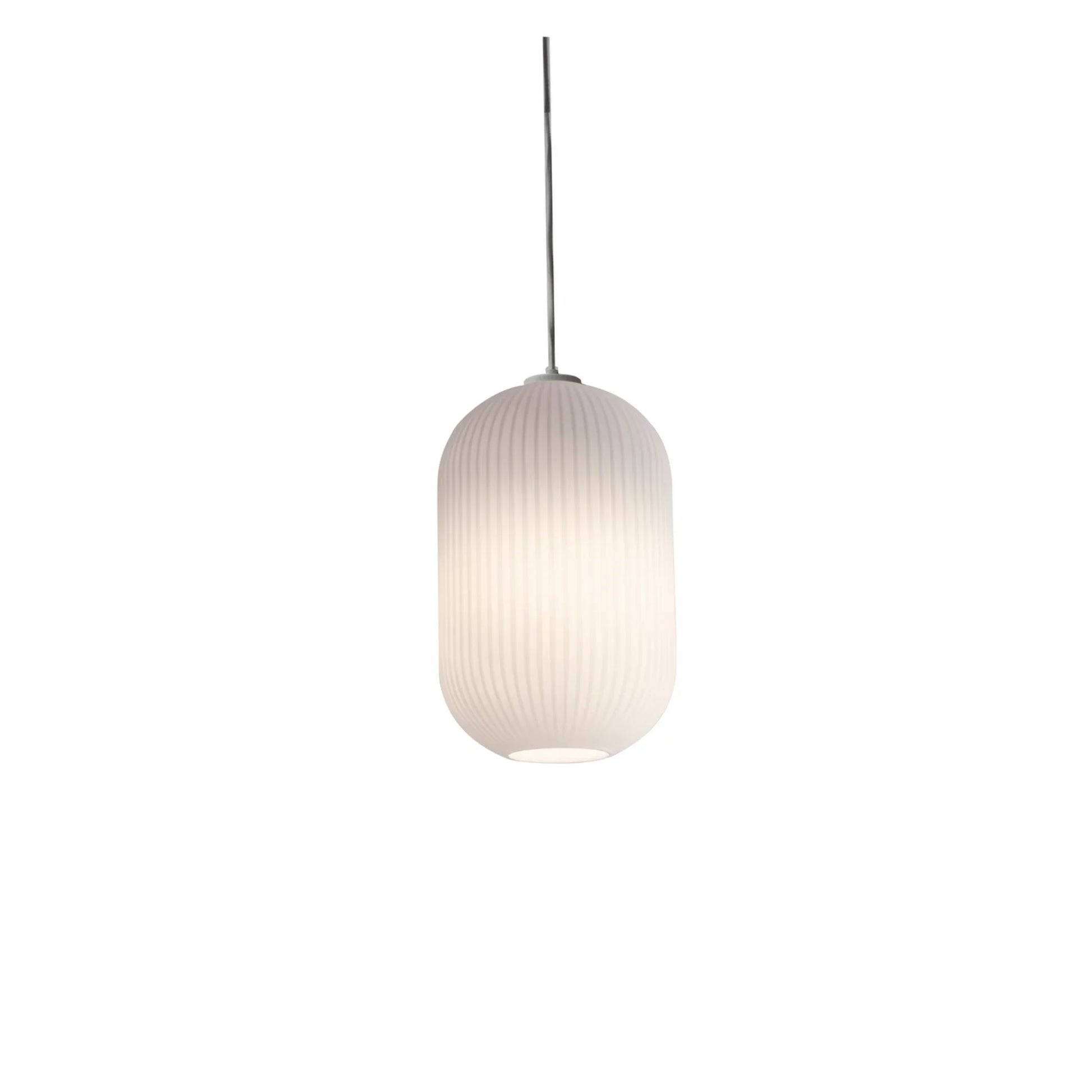 Callie 9" Mini Pendant, White Finish - Bees Lighting