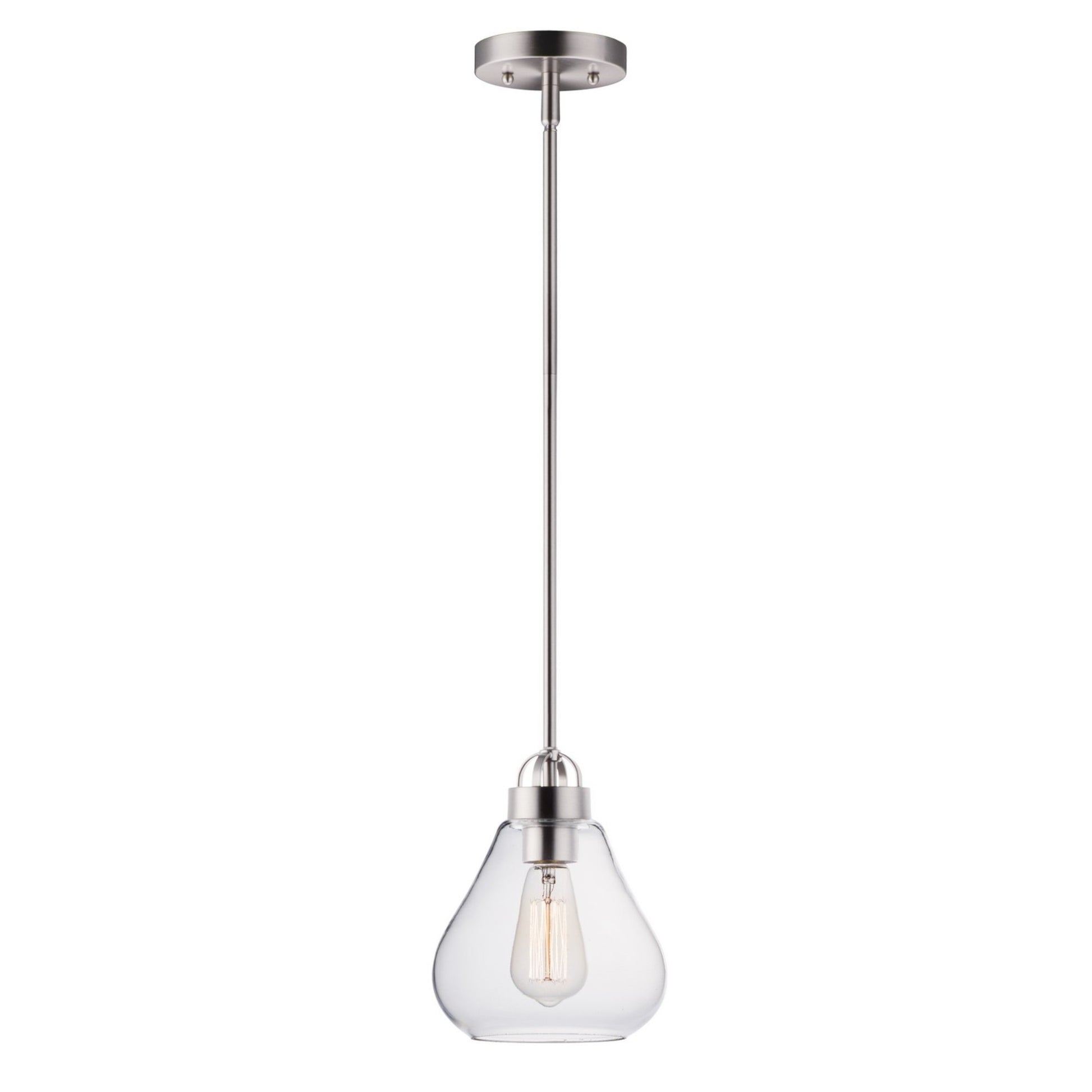 Dianne 10" Pendant, Satin Nickel Finish - Bees Lighting