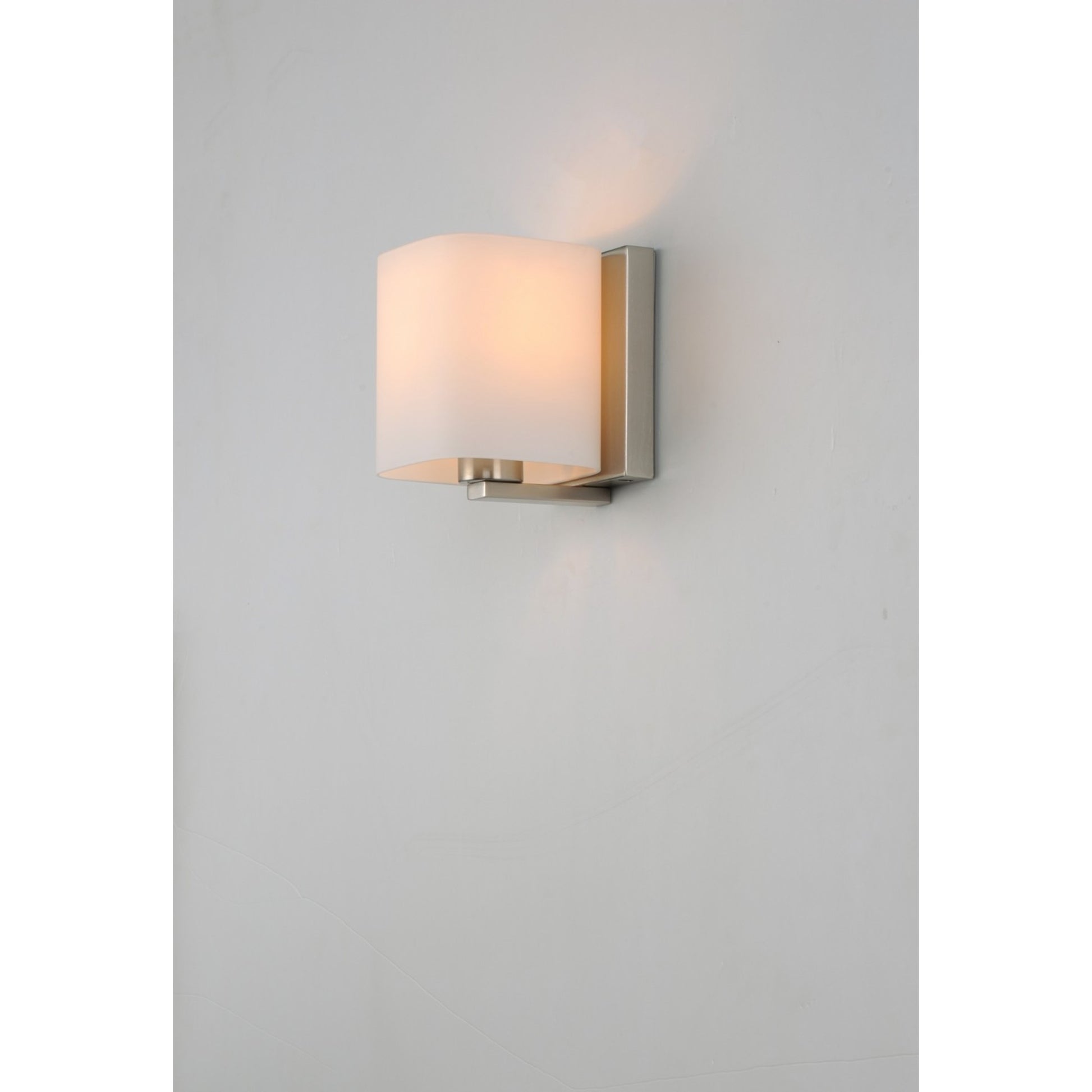 Wrap 6" Bath Vanity, Satin Nickel Finish - Bees Lighting