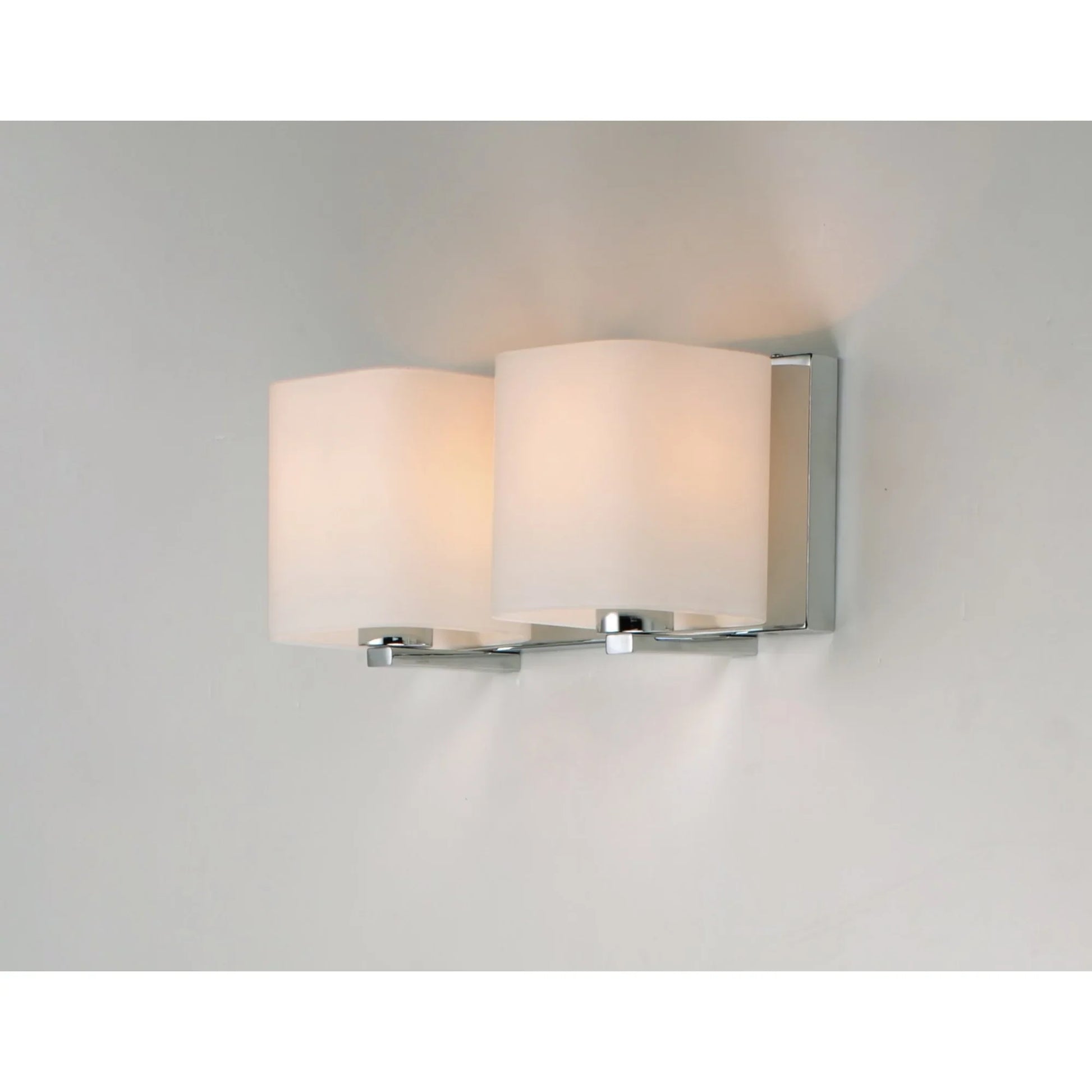 Wrap 13" 2-Light Bath Vanity, Polished Chrome Finish - Bees Lighting