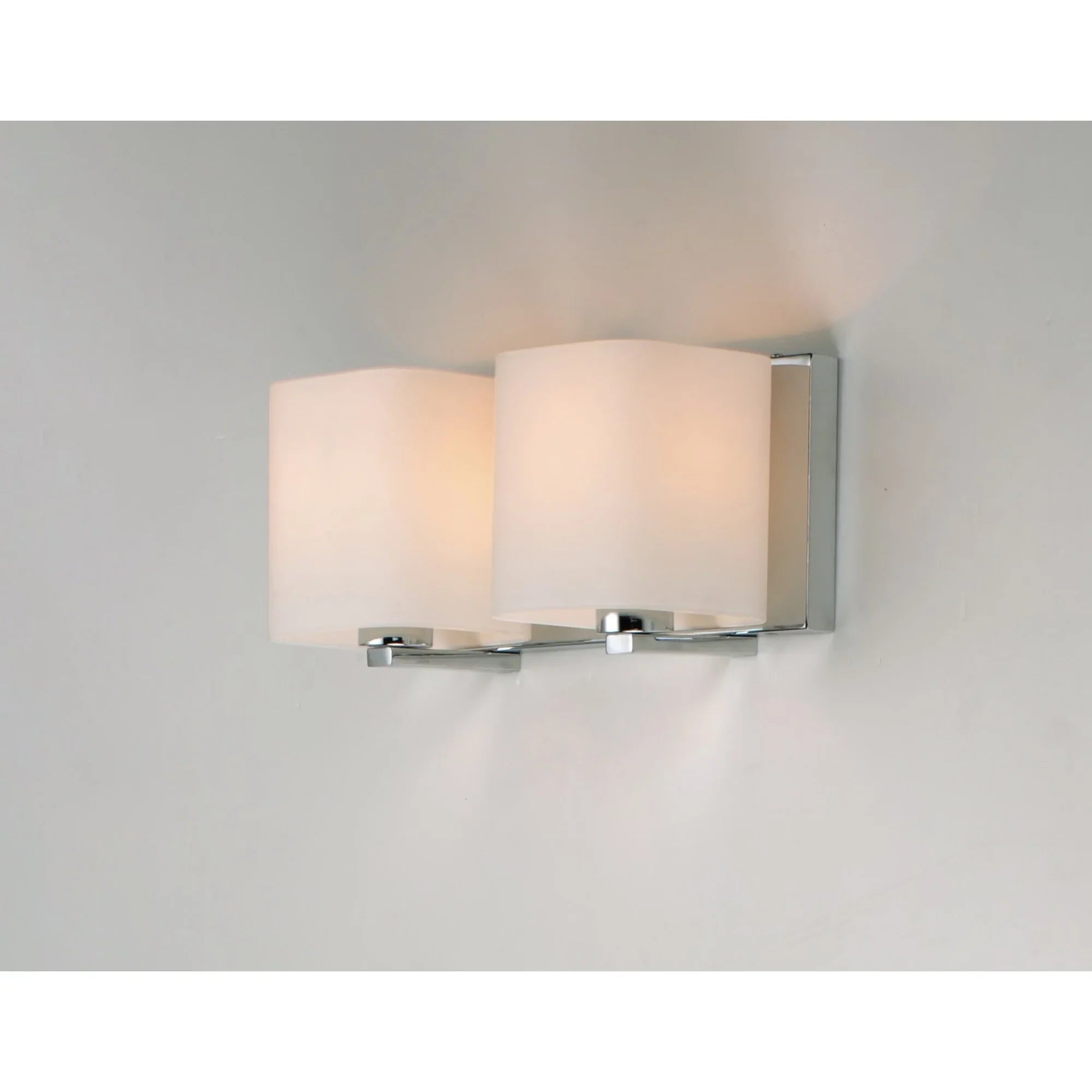 Wrap 13" 2-Light Bath Vanity, Polished Chrome Finish - Bees Lighting