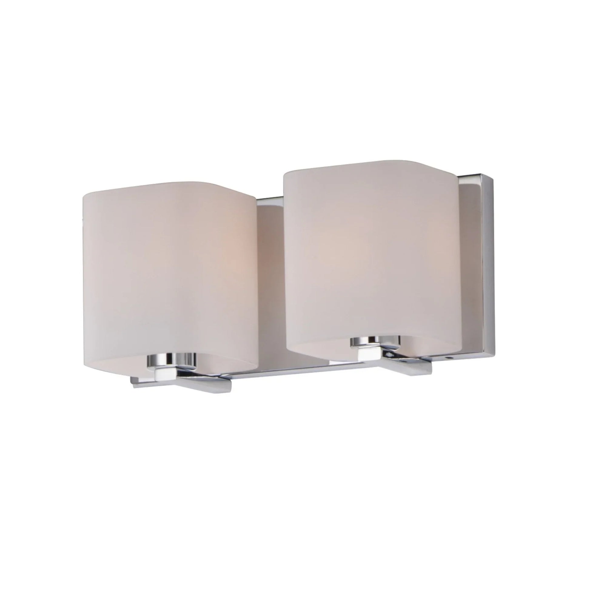 Wrap 13" 2-Light Bath Vanity, Polished Chrome Finish - Bees Lighting