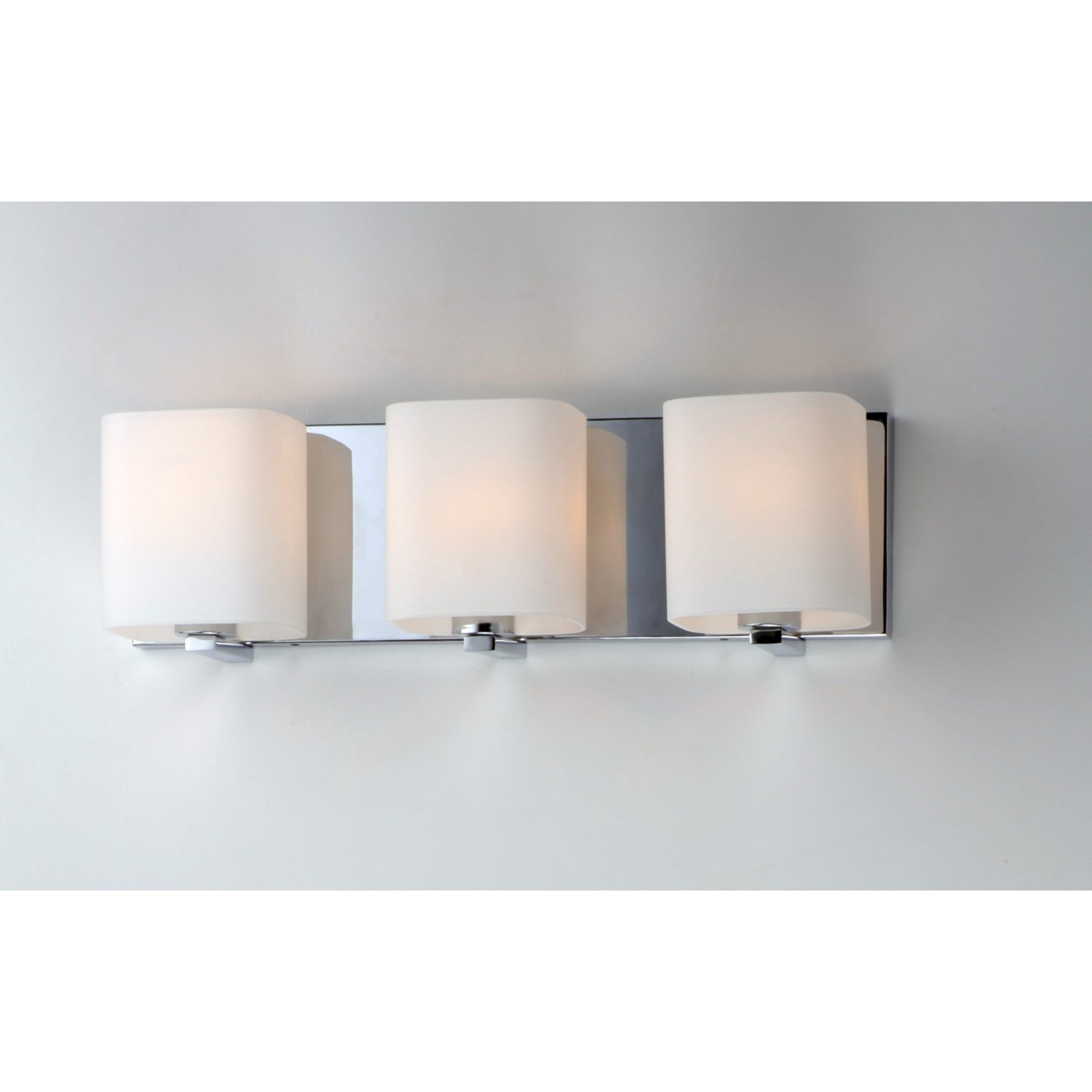 Wrap 19" 3-Light Bath Vanity, Polished Chrome Finish