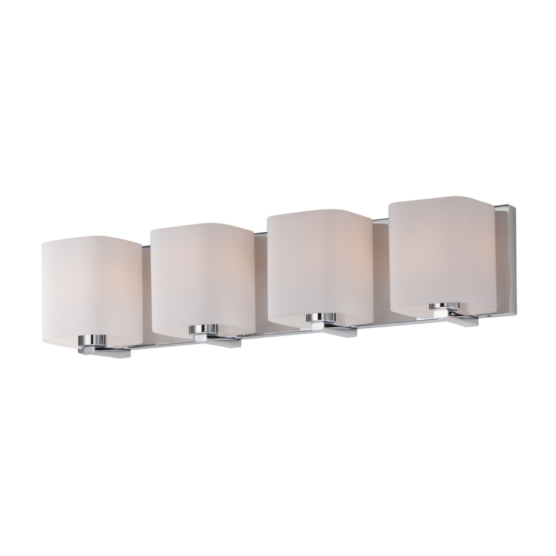 Wrap 26" 4-Light Bath Vanity, Polished Chrome Finish - Bees Lighting