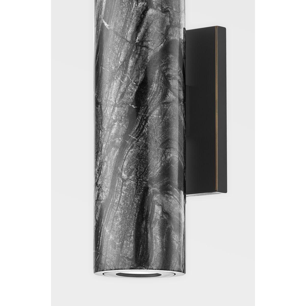 Predock 10 In. 2 Lights LED Wall Light Black Finish - Bees Lighting