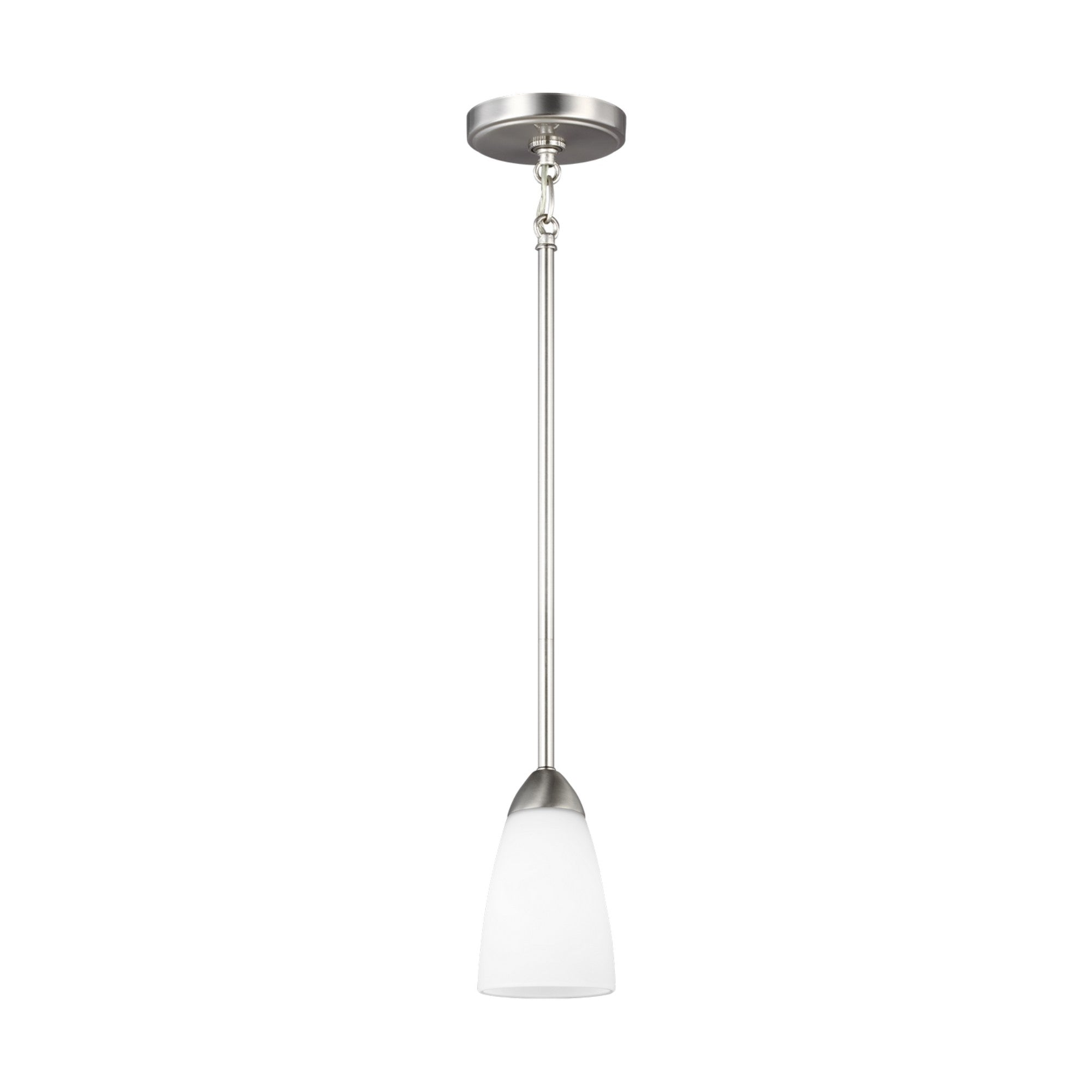 Seville 4" Mini Pendant, Brushed Nickel Finish - Bees Lighting