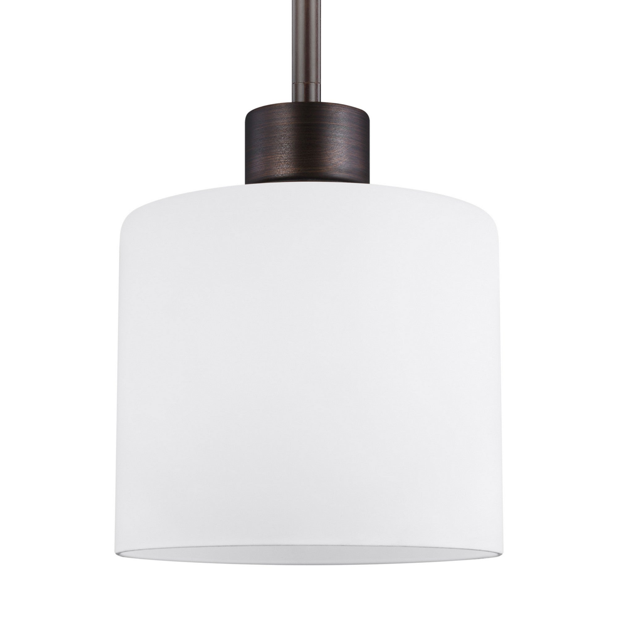 Canfield 6" LED Mini Pendant, Bronze Finish - Bees Lighting