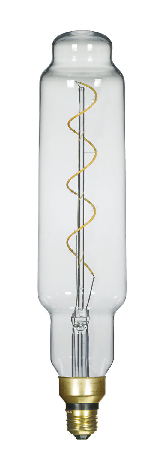 T24 Spiral Vintage LED Bulb, 4 Watts, 200 Lumens, 2100K, E26 Medium Base, Clear Finish - Bees Lighting