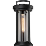 Huron 1 Light Outdoor Wall Light Bronze Finish, Clear Glass - Bees Lighting