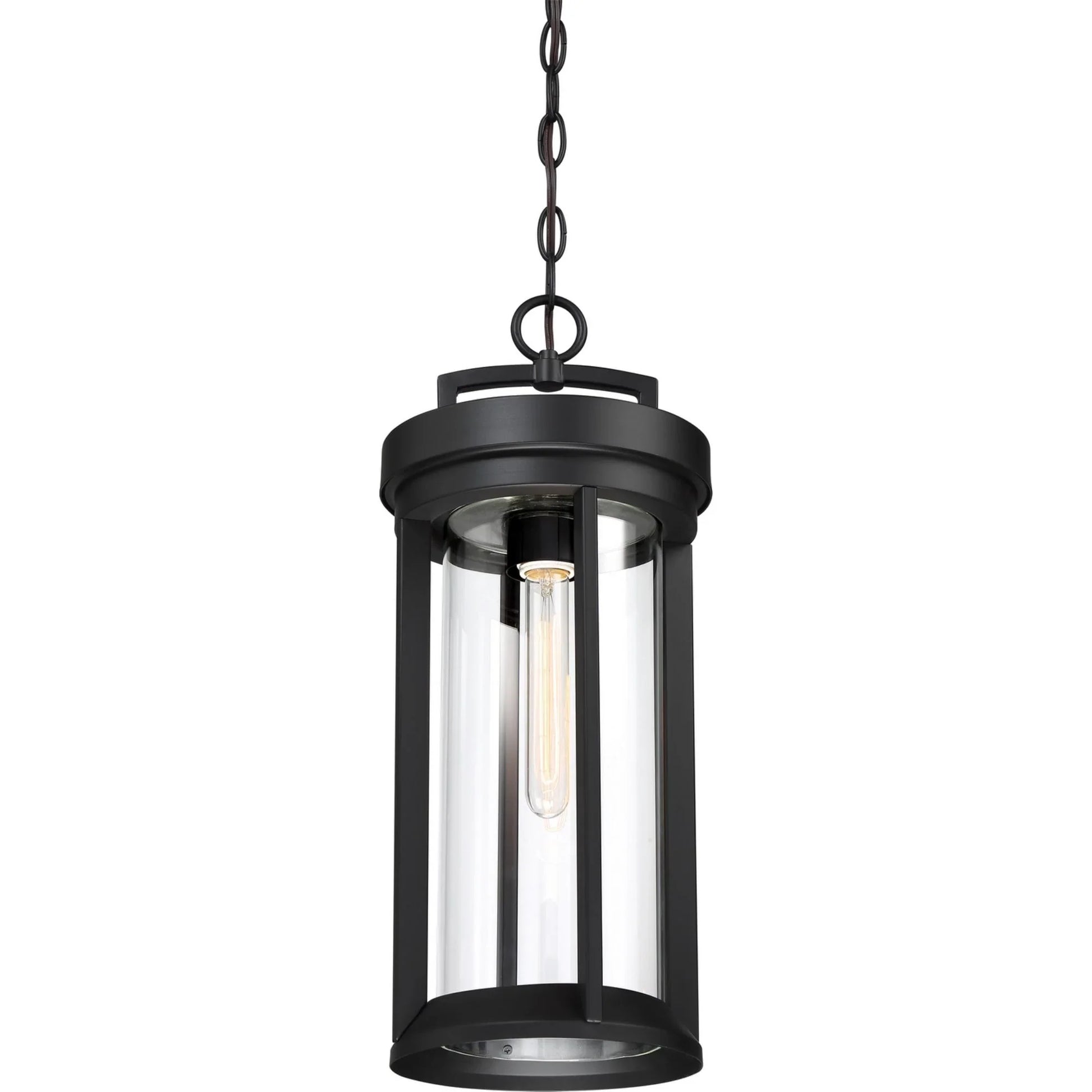 Huron 8" Outdoor Hanging Lantern, Bronze Finish - Bees Lighting