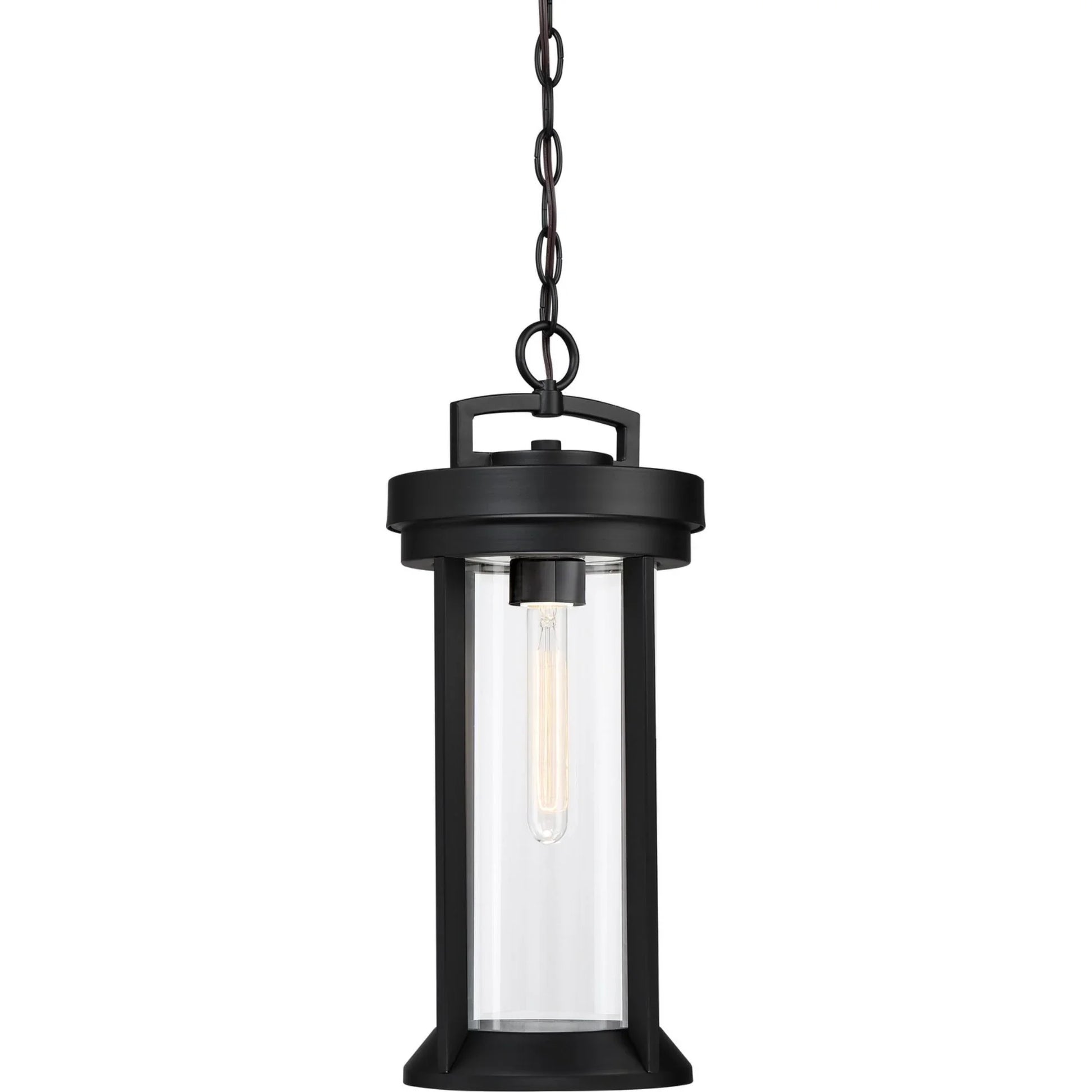 Huron 8" Outdoor Hanging Lantern, Bronze Finish - Bees Lighting