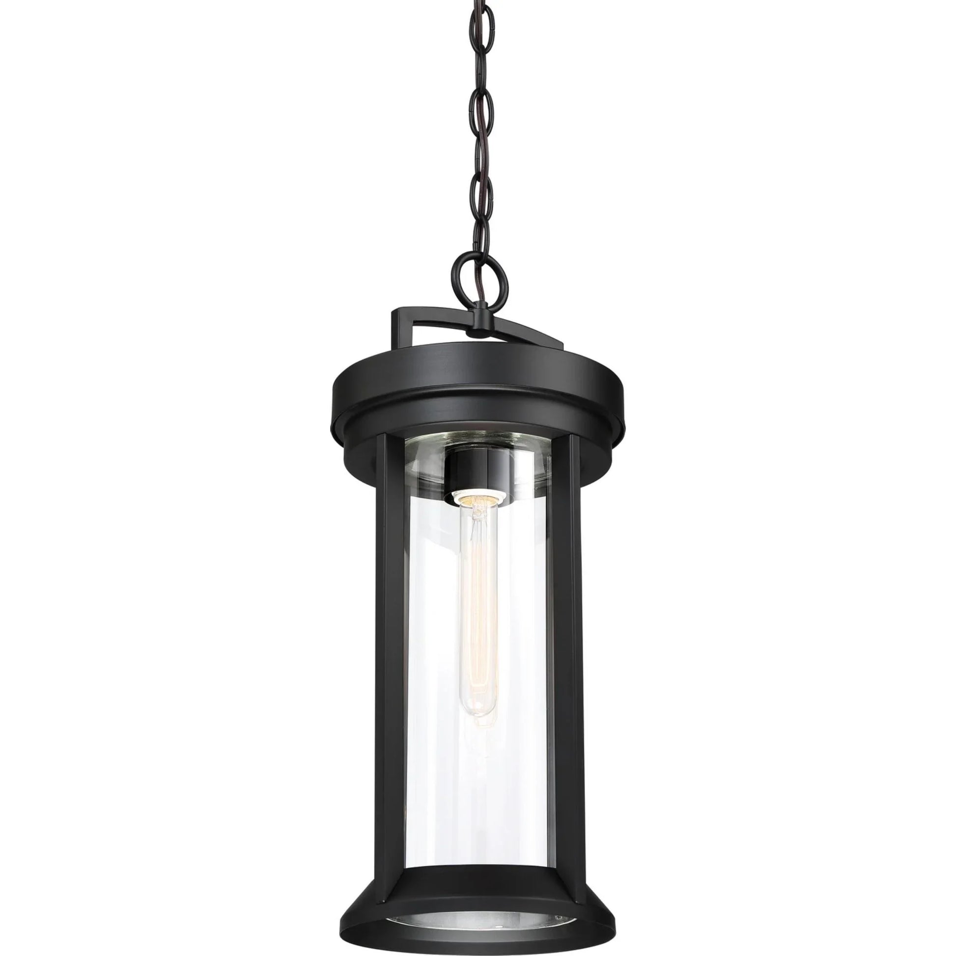 Huron 8" Outdoor Hanging Lantern, Bronze Finish - Bees Lighting