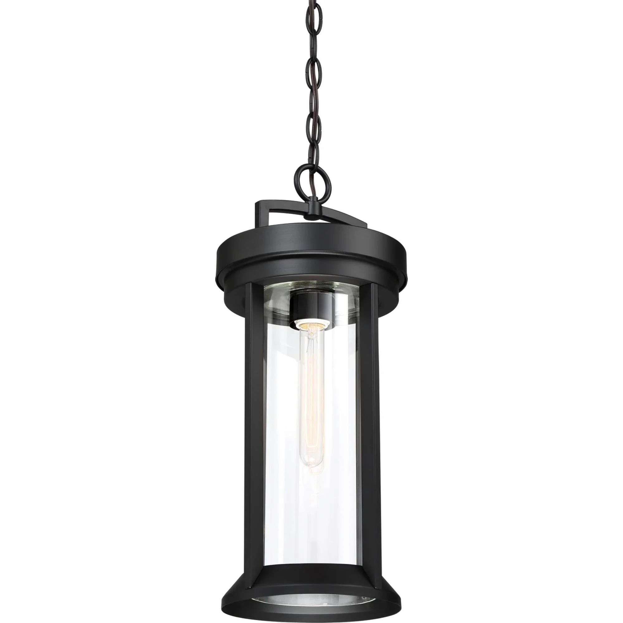 Huron 8" Outdoor Hanging Lantern, Bronze Finish - Bees Lighting