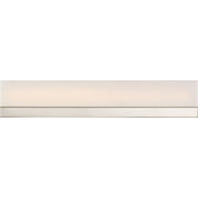 Jackson LED Vanity Light Nickel Finish, White Acrylic - Bees Lighting
