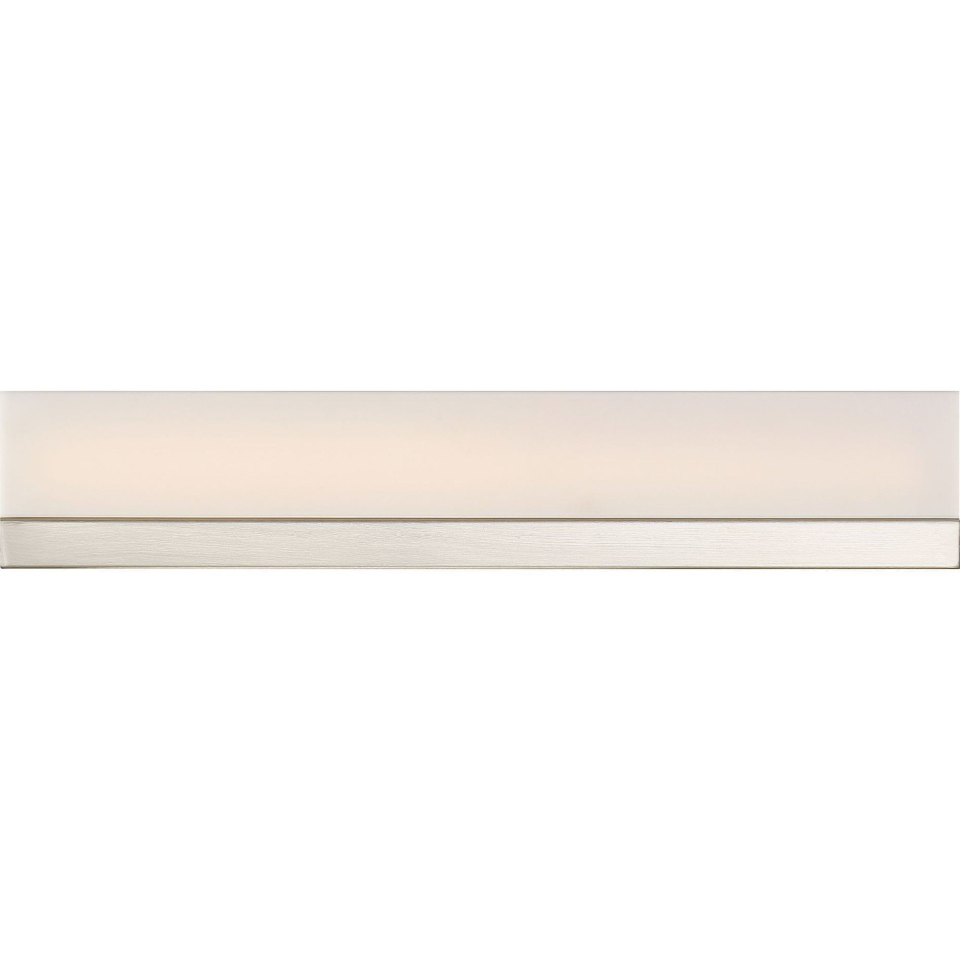 Jackson LED Vanity Light Nickel Finish, White Acrylic - Bees Lighting