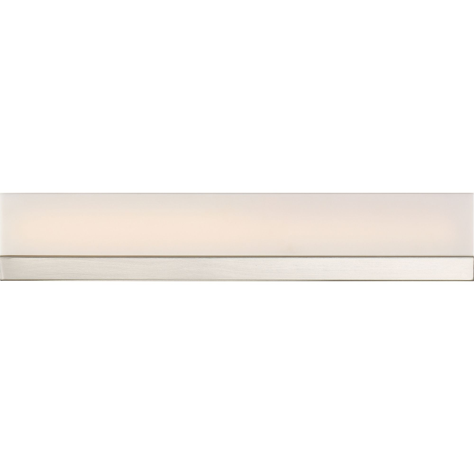 Jackson LED Vanity Light Nickel Finish, White Acrylic - Bees Lighting
