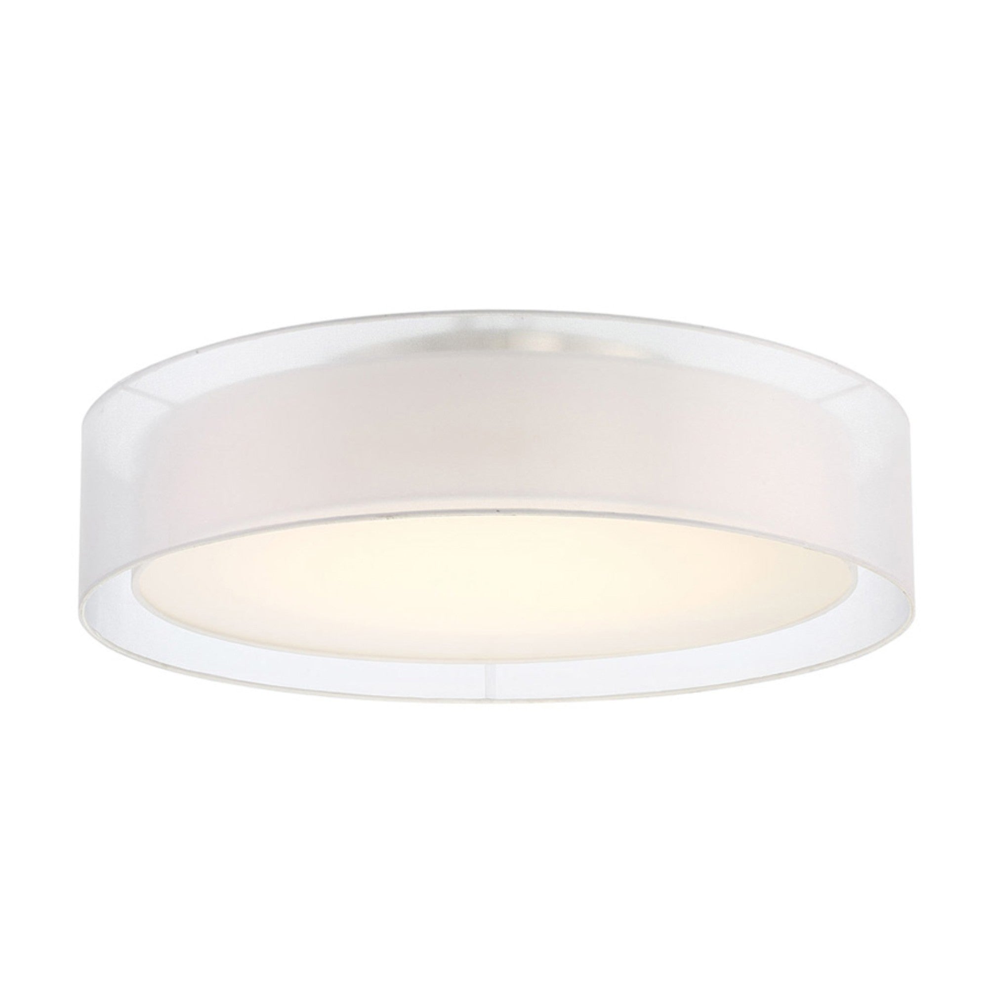 Metropolis 30" LED Semi-Flush Mount, Brushed Nickel Finish - Bees Lighting