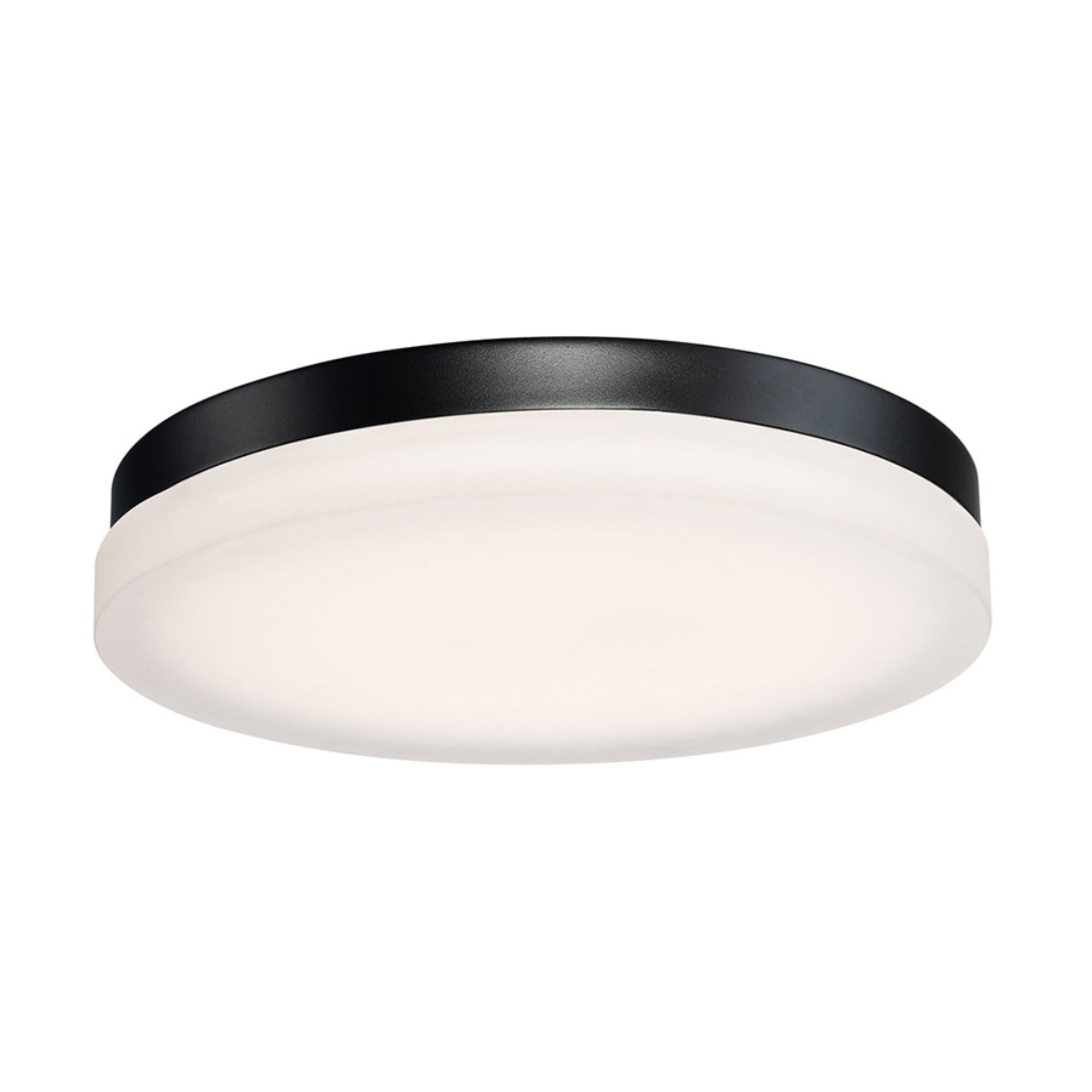 Circa 15" LED Flush Mount, Black Finish - Bees Lighting