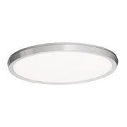 Argo 15" LED Flush Mount, 3000K, Brushed Nickel Finish - Bees Lighting