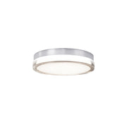 Pi 9" LED Outdoor Flush Mount, 3000K, Stainless Steel Finish - Bees Lighting