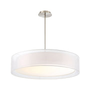 Metropolis 30" LED Pendant, Brushed Nickel Finish - Bees Lighting