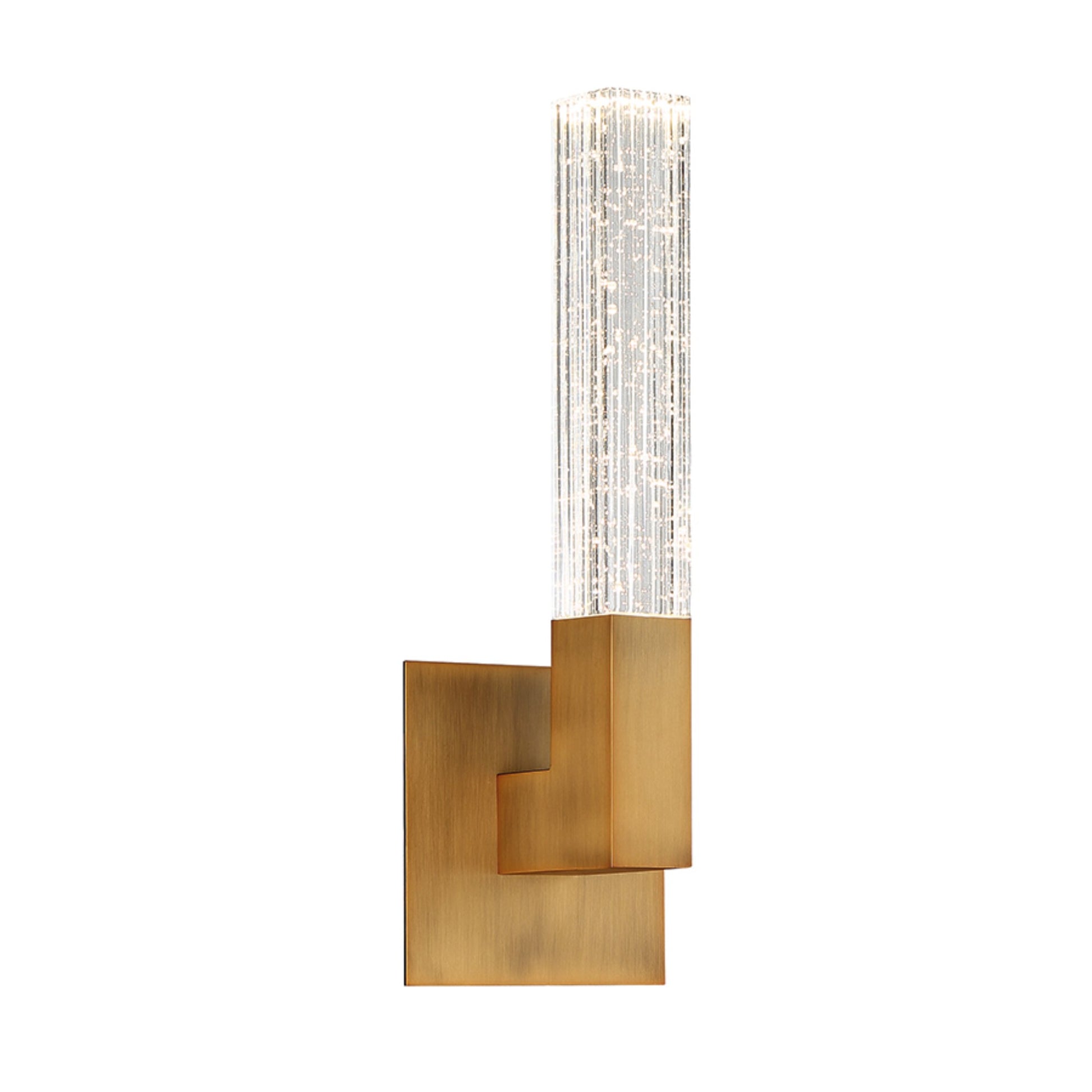 Cinema 15" LED Wall Light, Aged Brass Finish - Bees Lighting