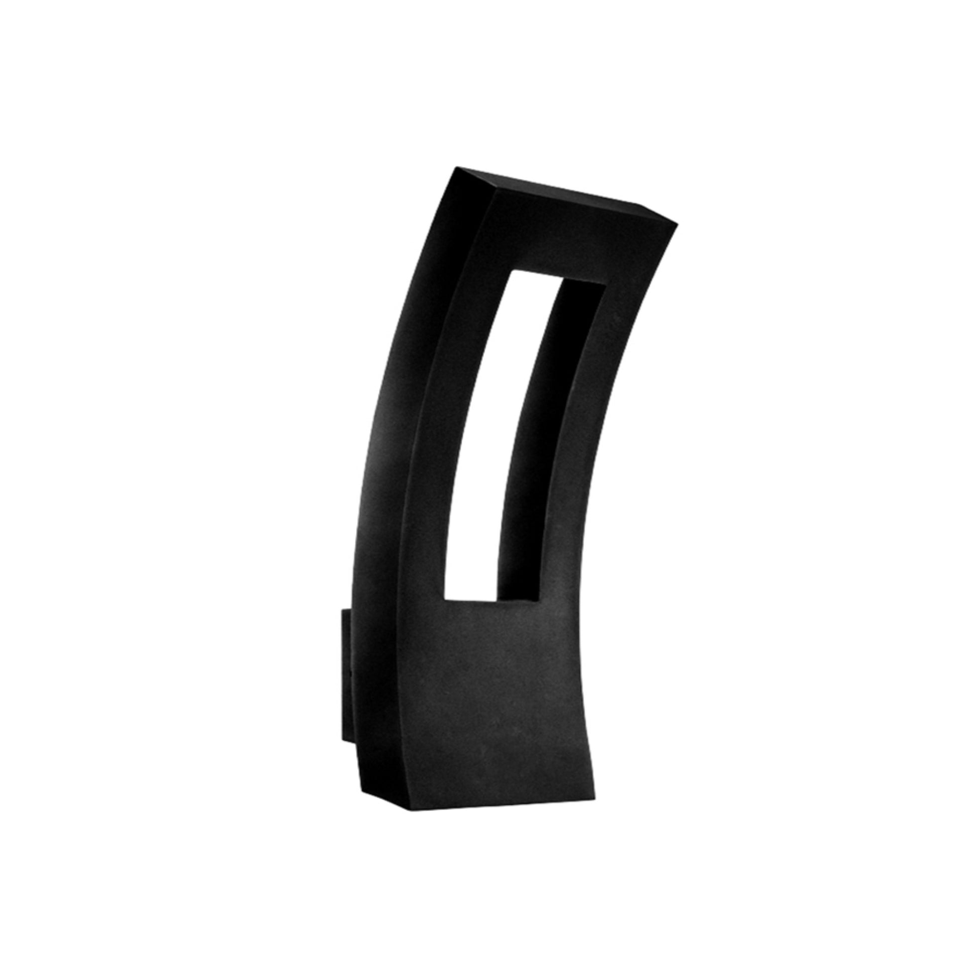 Dawn 16" LED Outdoor Wall Sconce, Black Finish - Bees Lighting