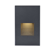 5" LED Vertical Step Light, 3W 3000K, Bronze Finish