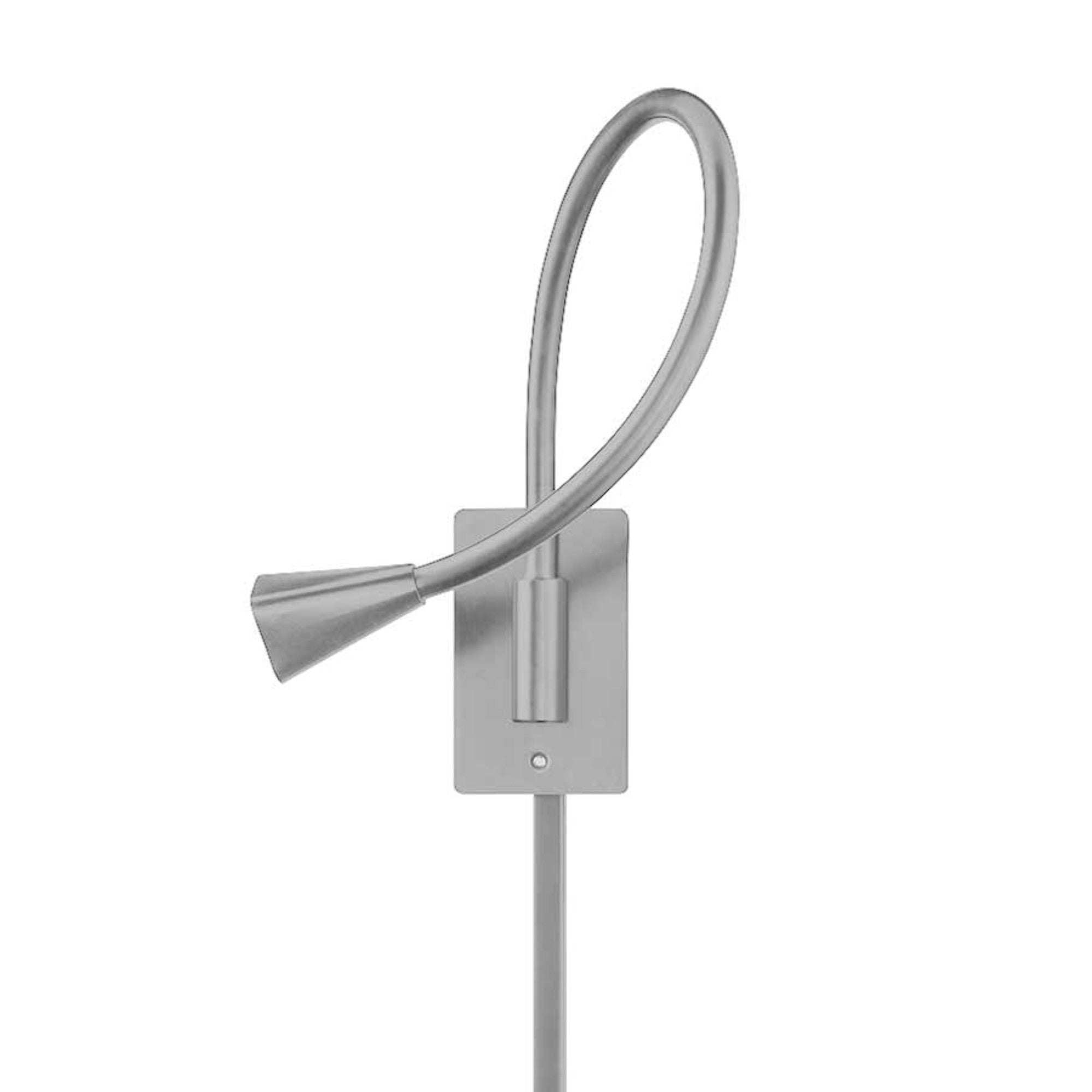 Stretch 29" LED Swing Arm Wall Lamp, Titanium Finish - Bees Lighting