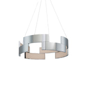 Trap 20" LED Pendant, Chrome Finish - Bees Lighting