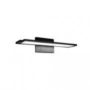 Line 18" LED Bathroom Vanity, Brushed Black Finish - Bees Lighting