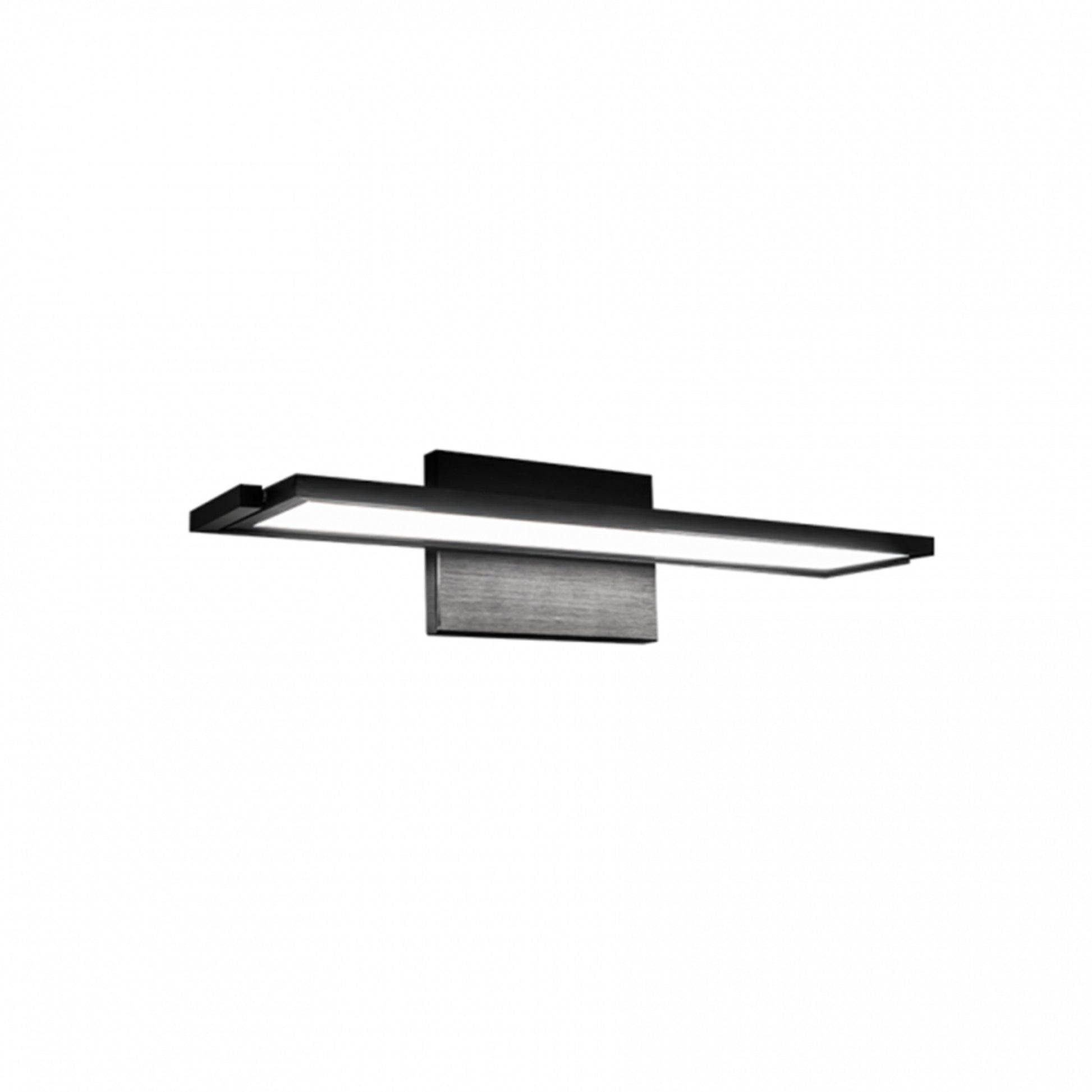 Line 18" LED Bathroom Vanity, Brushed Black Finish - Bees Lighting