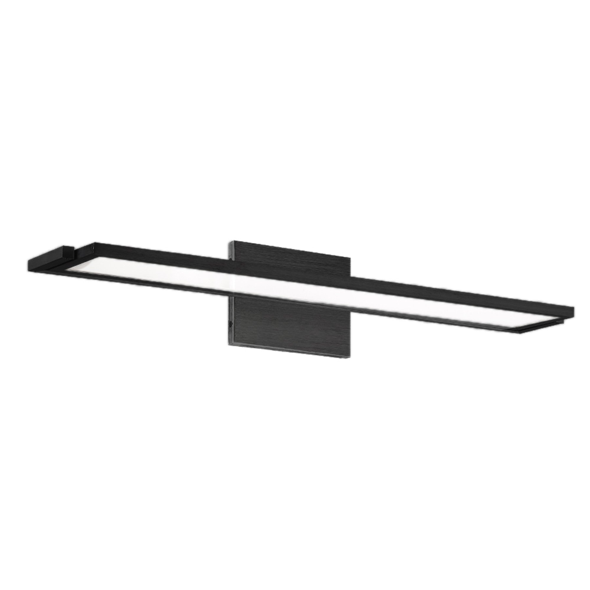 Line 24" LED Bathroom Vanity, Brushed Black Finish - Bees Lighting