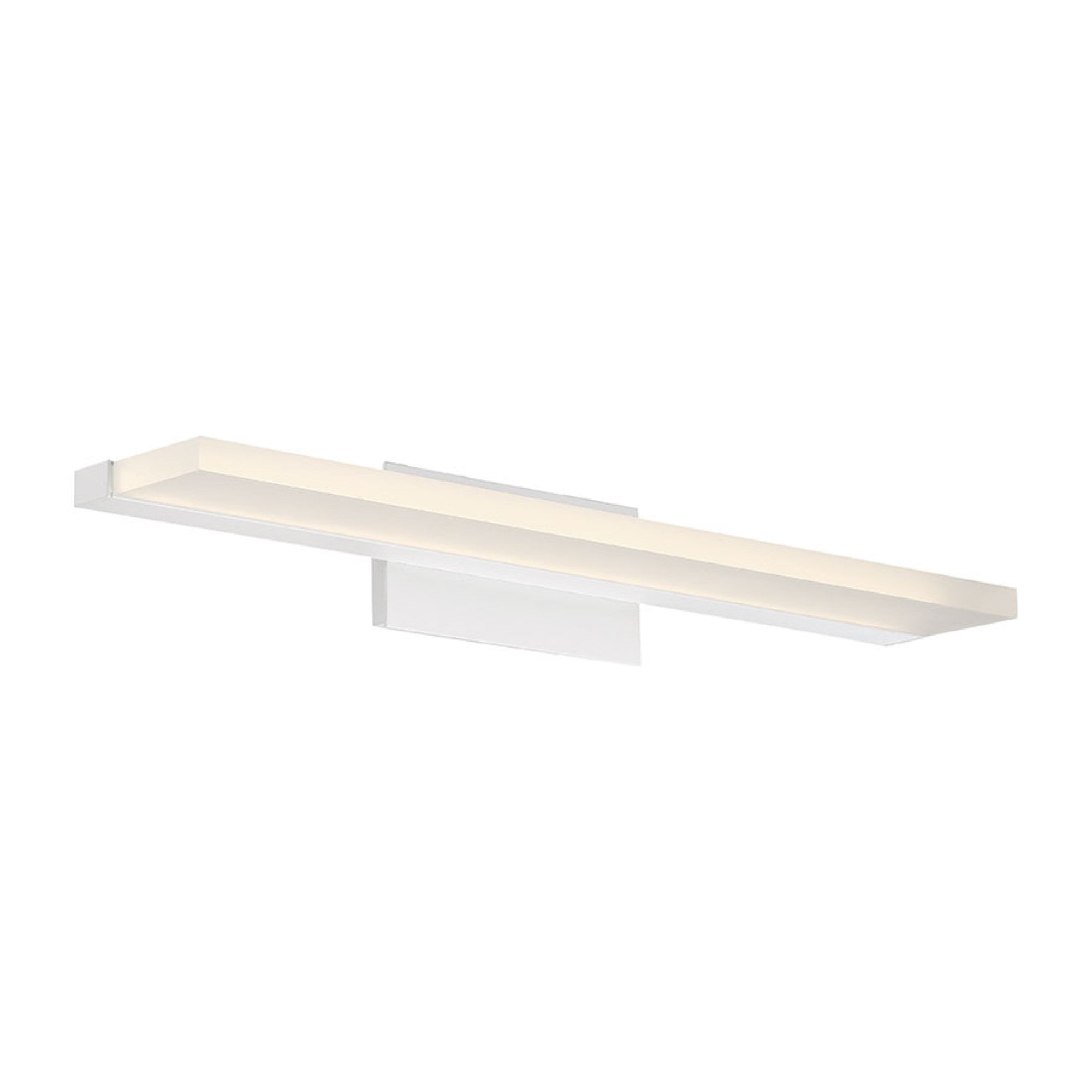 Level 19" LED Bathroom Vanity, White Finish - Bees Lighting