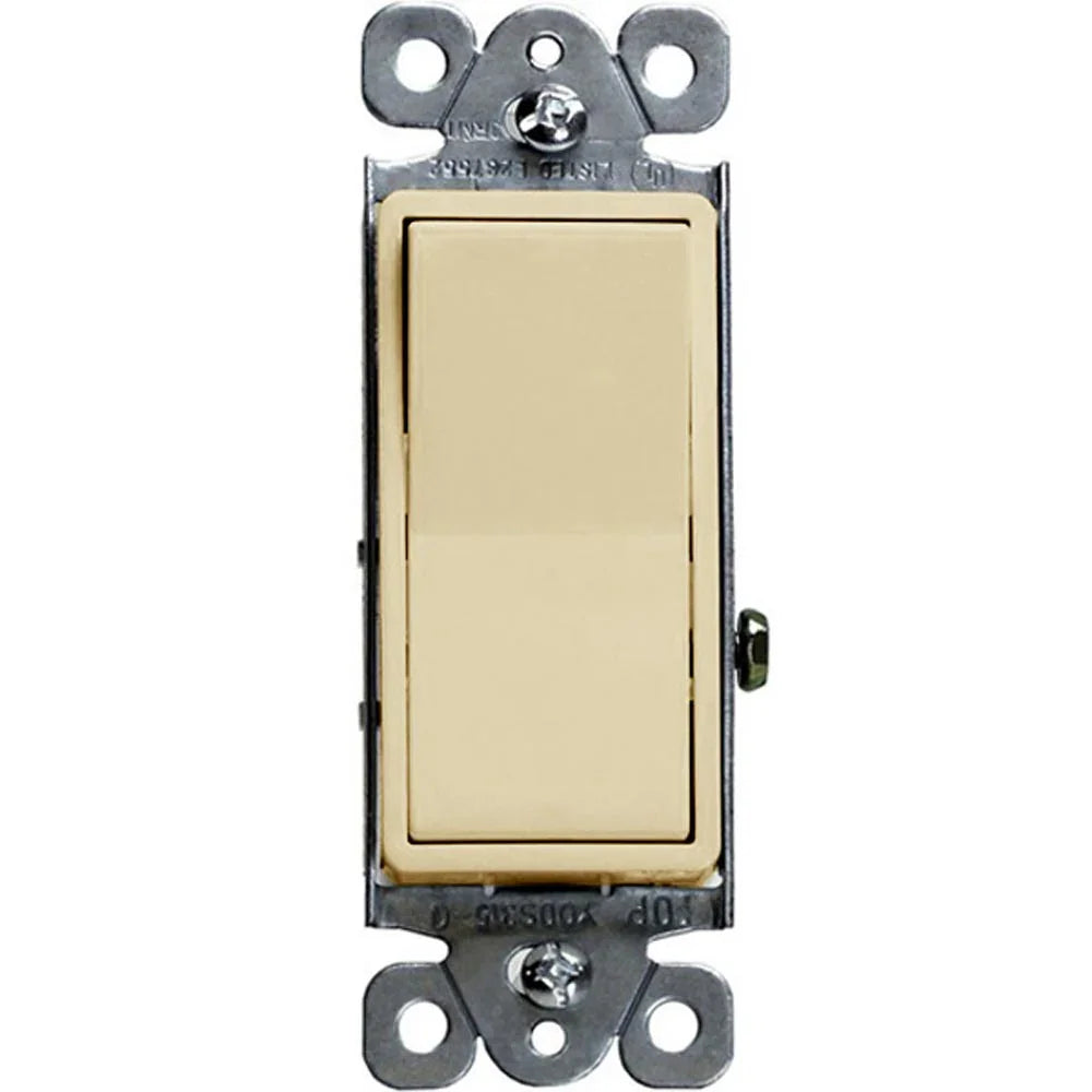 Enerlites 93150-I 3-Way Rocker Light Switch - Ivory - Bees Lighting